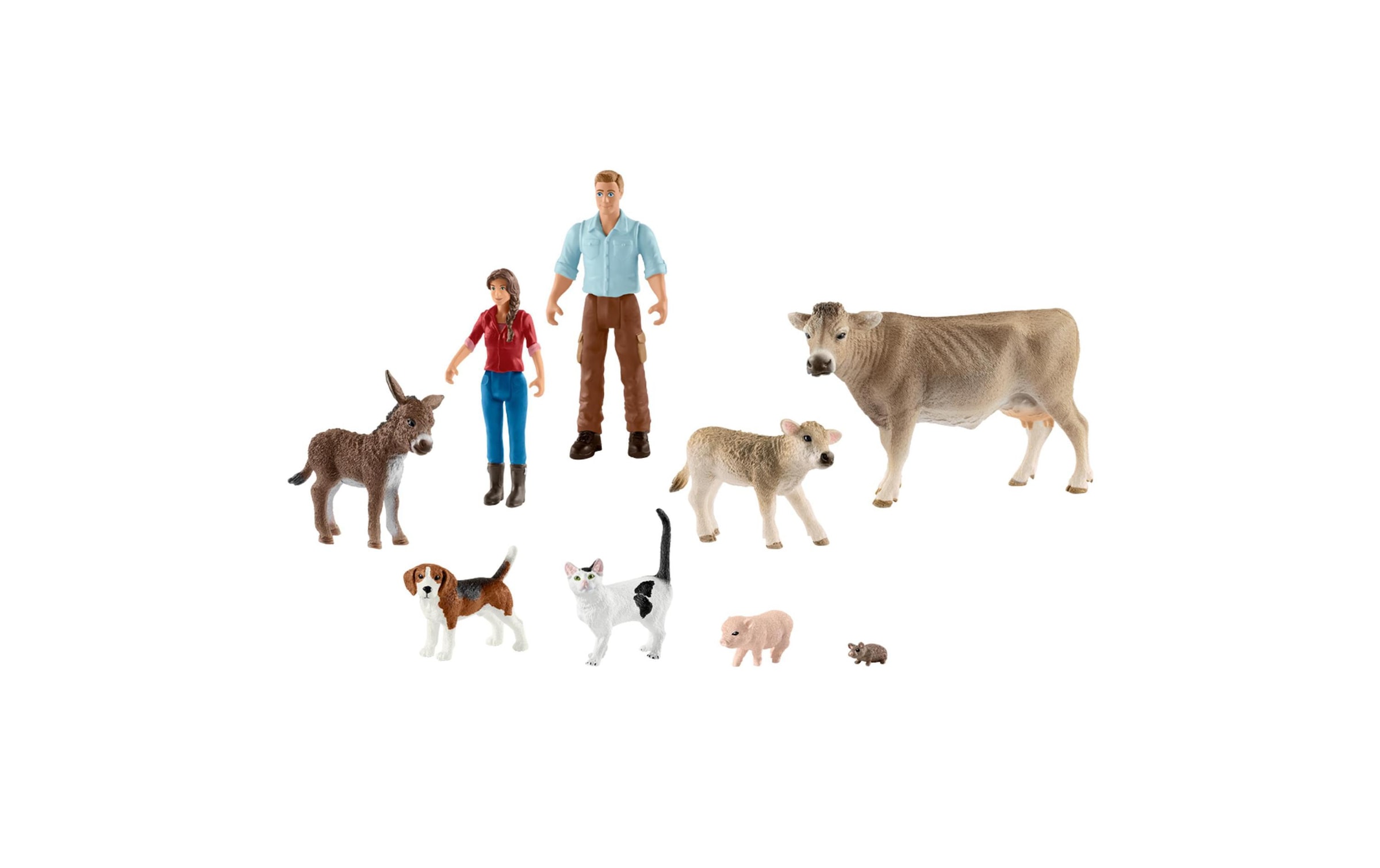 Schleich® Spielwelt »arm World Bauernhaus mit Stall«