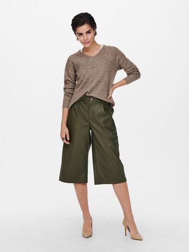 ONLY Pull col V »ONLCAMILLA V-NECK L/S PULLOVER KNT NOOS«