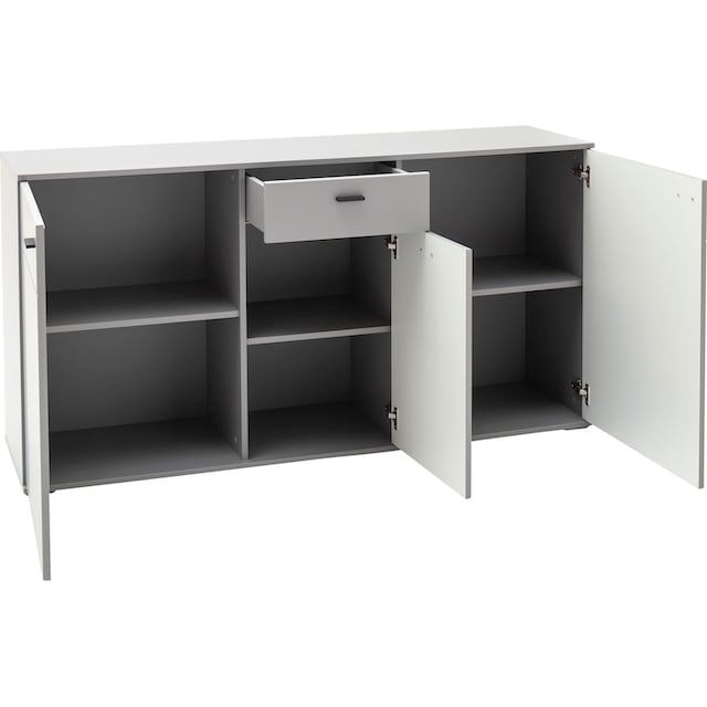 MCA 165 breit cm Sideboard bequem kaufen in Arktis Grau Wohnzimmerschrank »Zadar«, furniture