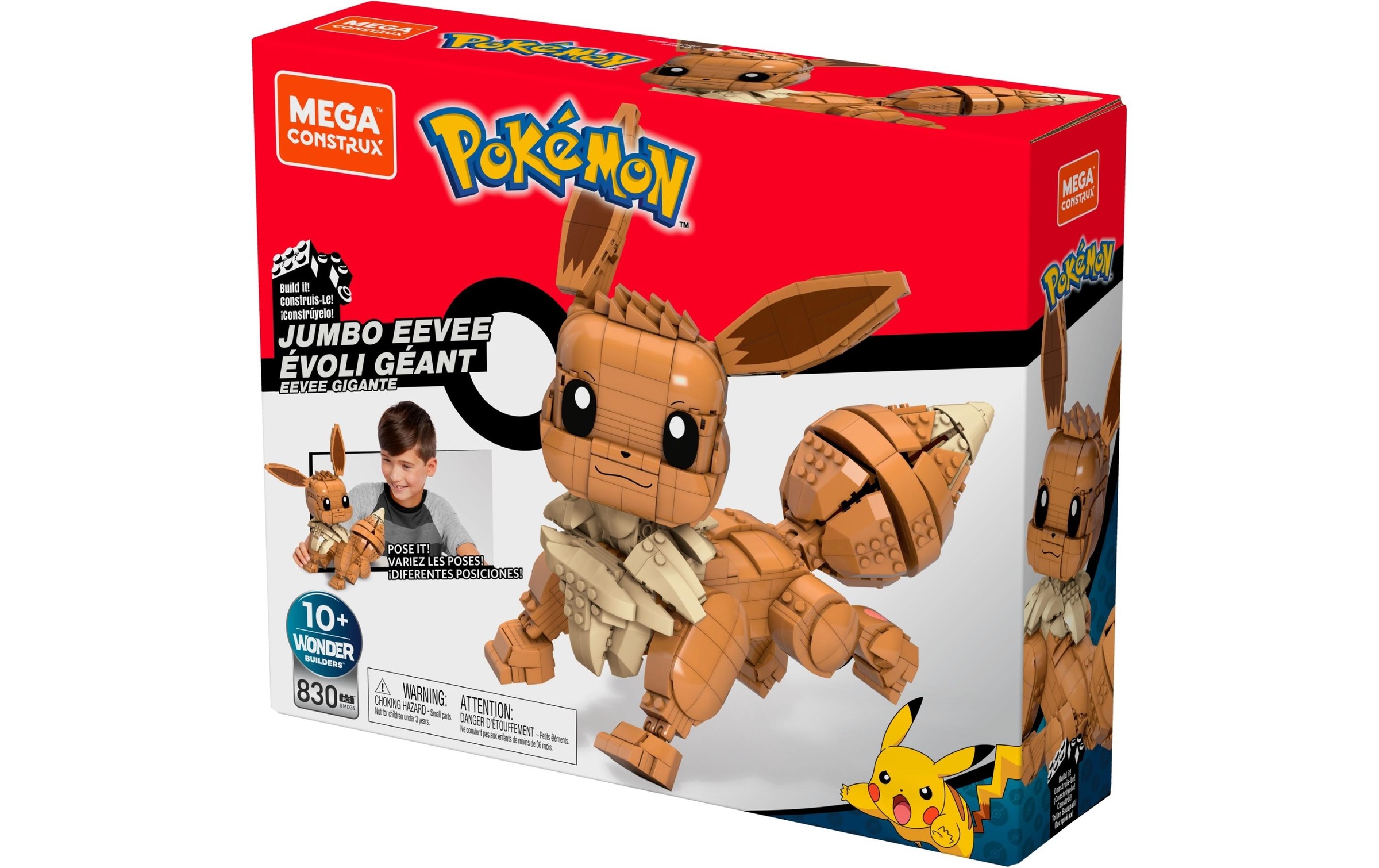 Image of MEGA CONSTRUX Spiel »Construx Bausteinmodell Pokémon Jumbo Evoli« bei Ackermann Versand Schweiz