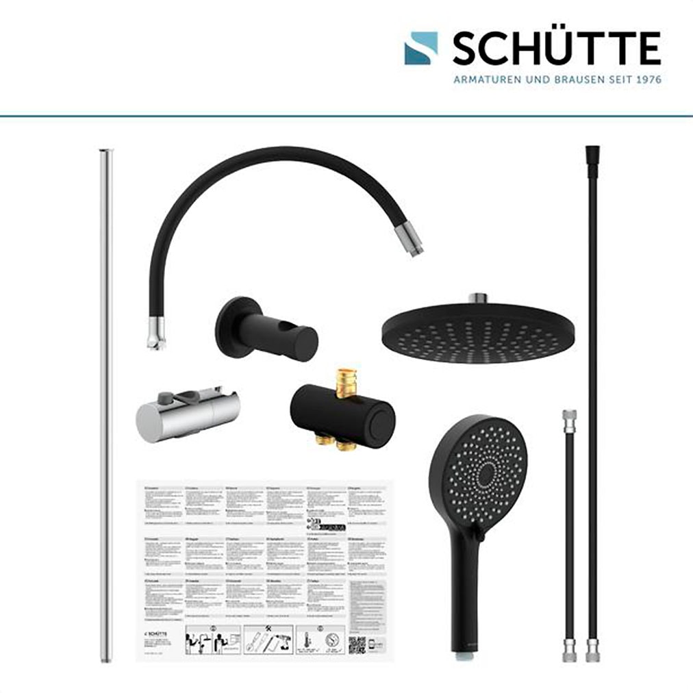 Schütte Duschsystem »MATAO RAIN« Regendusche ohne Armatur, Handbrause mit 3 Funktionen