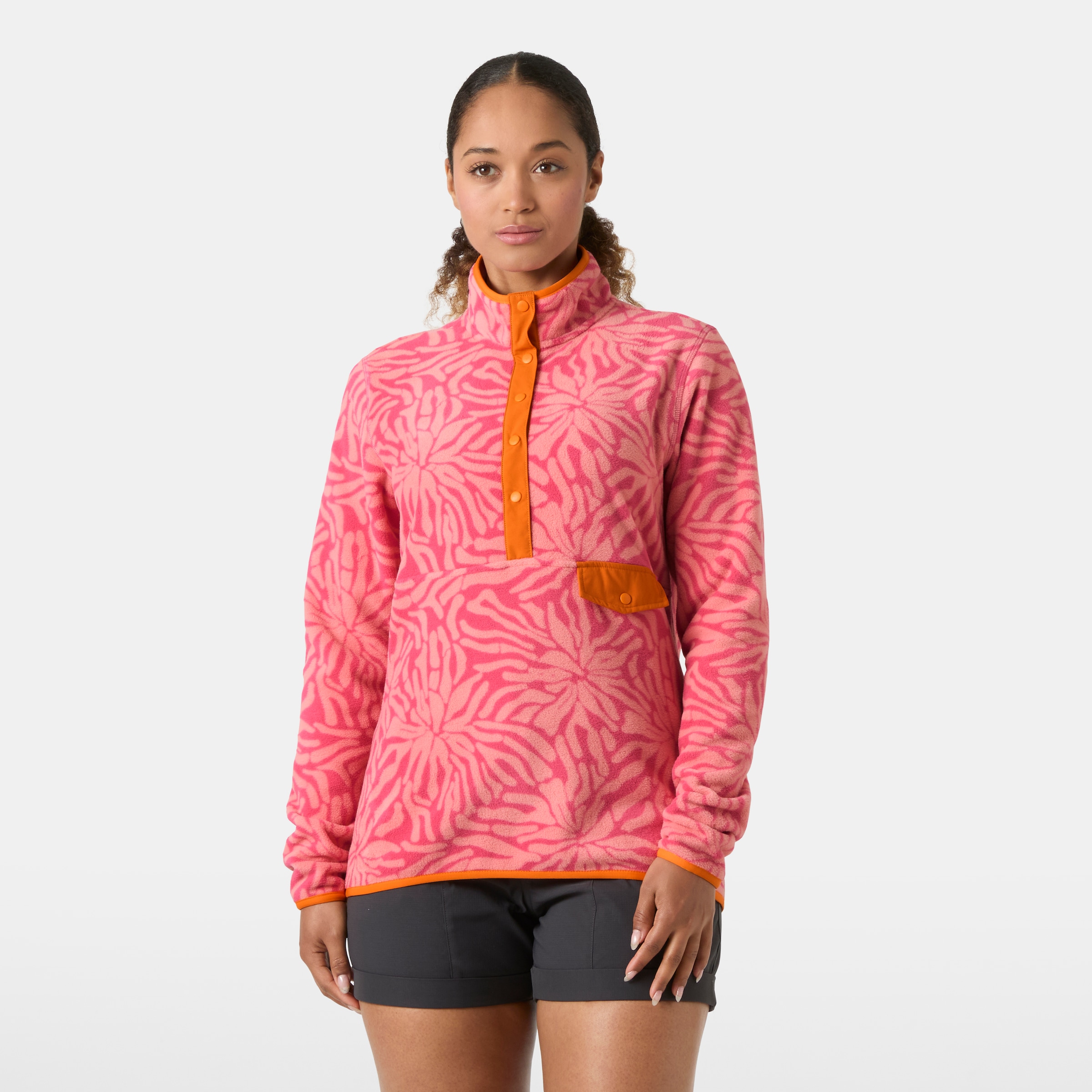 Image of Helly Hansen Strickfleece-Pullover "MARIDALEN PRINTED FLEECE" für Erwachsene, sportlicher Stil, für Alltag und Freizeit