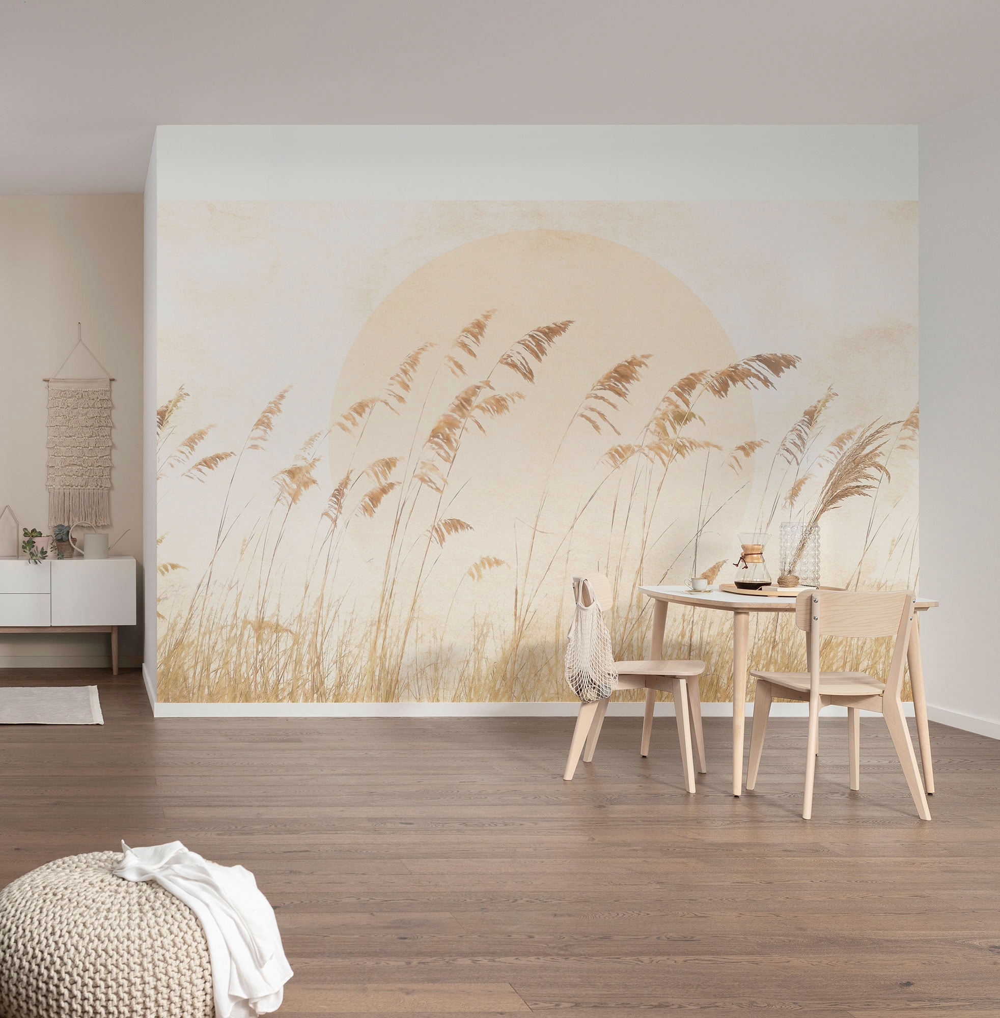 Komar Papier peint intissé »Digitaldruck Vlies -  Dune Grass - Grösse 400 x 250 cm« imprimé Wohnzimmer, Schlafzimmer