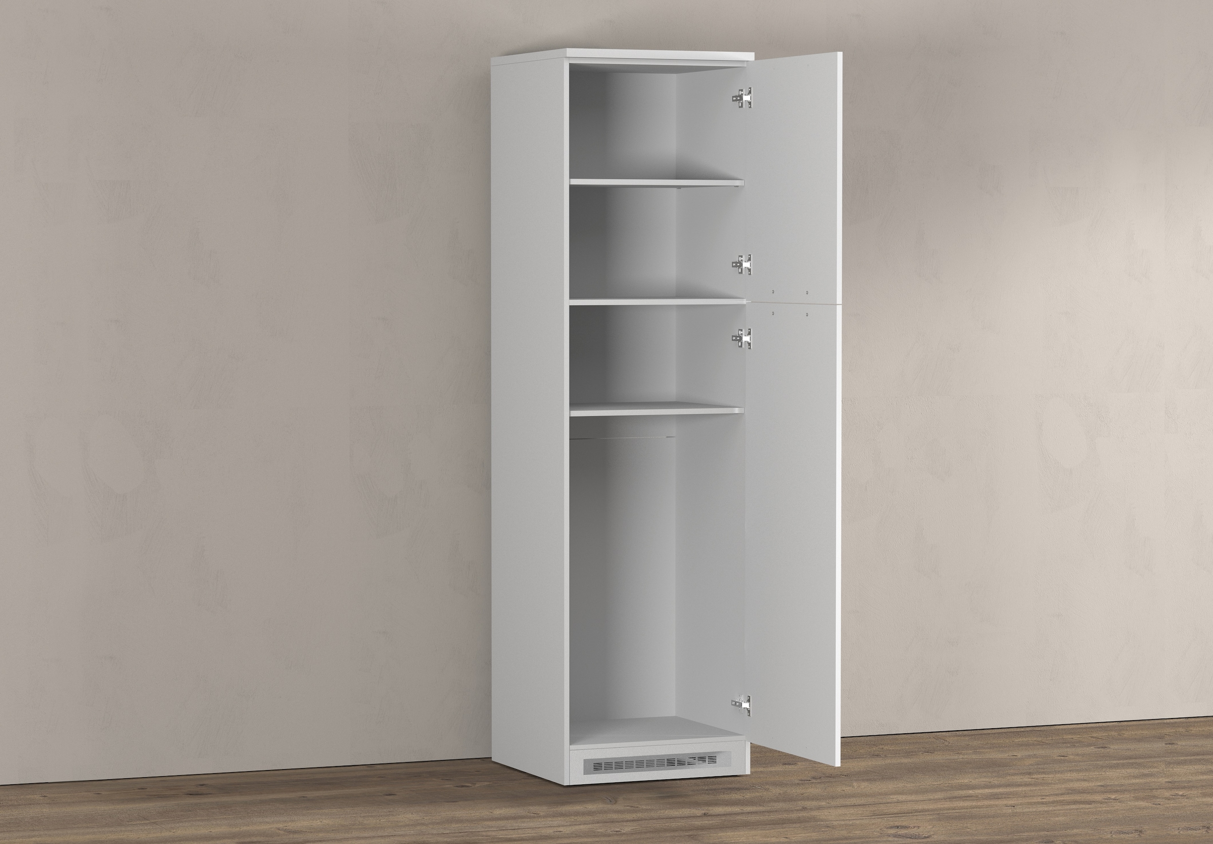 KOCHSTATION Armoire réfrigérée encastrable »Luna, Kühlschrank-Umbau, Einbauschrank für Kühlschrank, Made in Italy« B/T/H: 60×60×214,5 cm, für zwei Kühlschrankhöhen vorbereitet