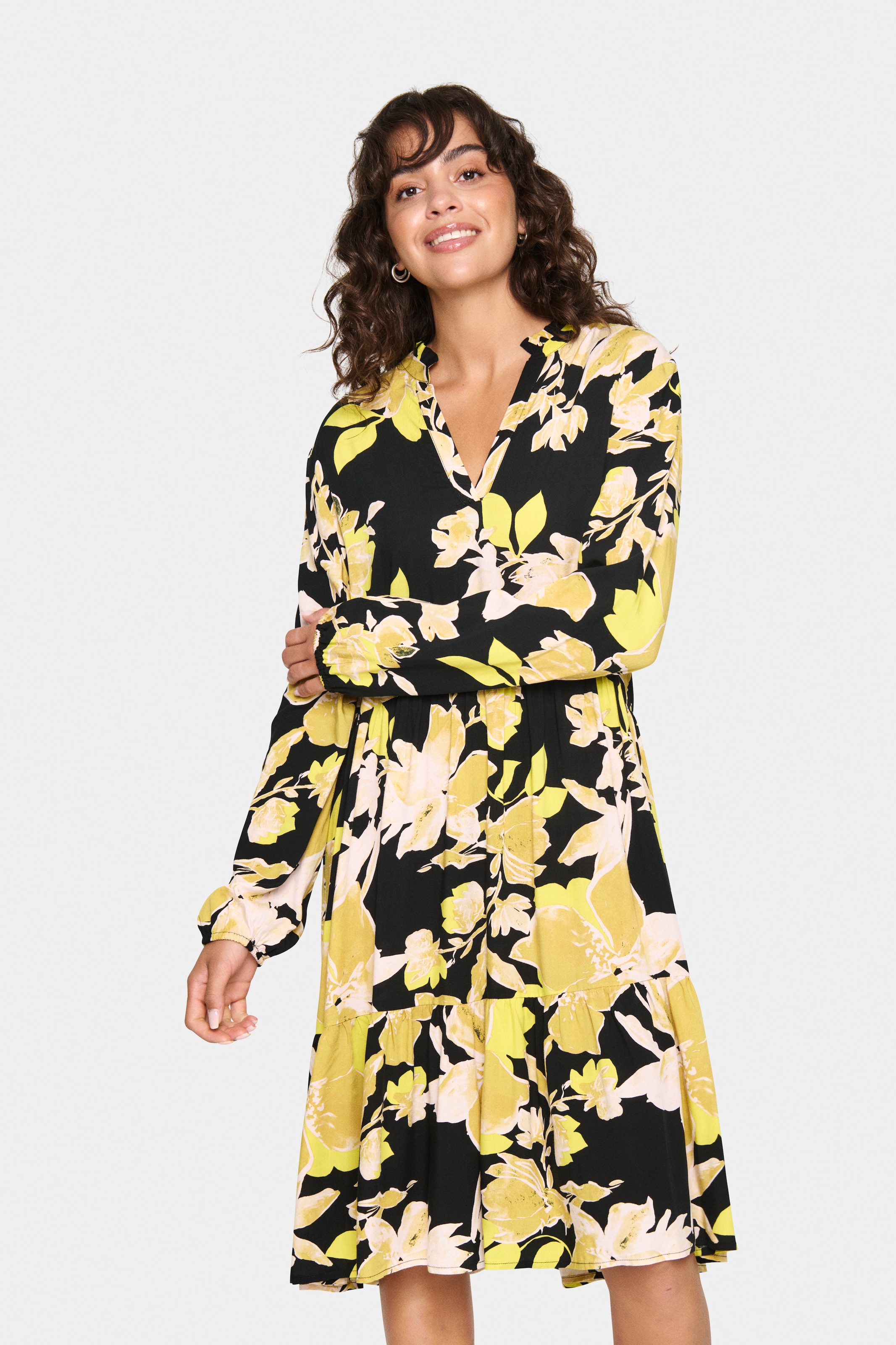 Image of Saint Tropez Druckkleid "EdaSZ LS Dress" Sommerkleid