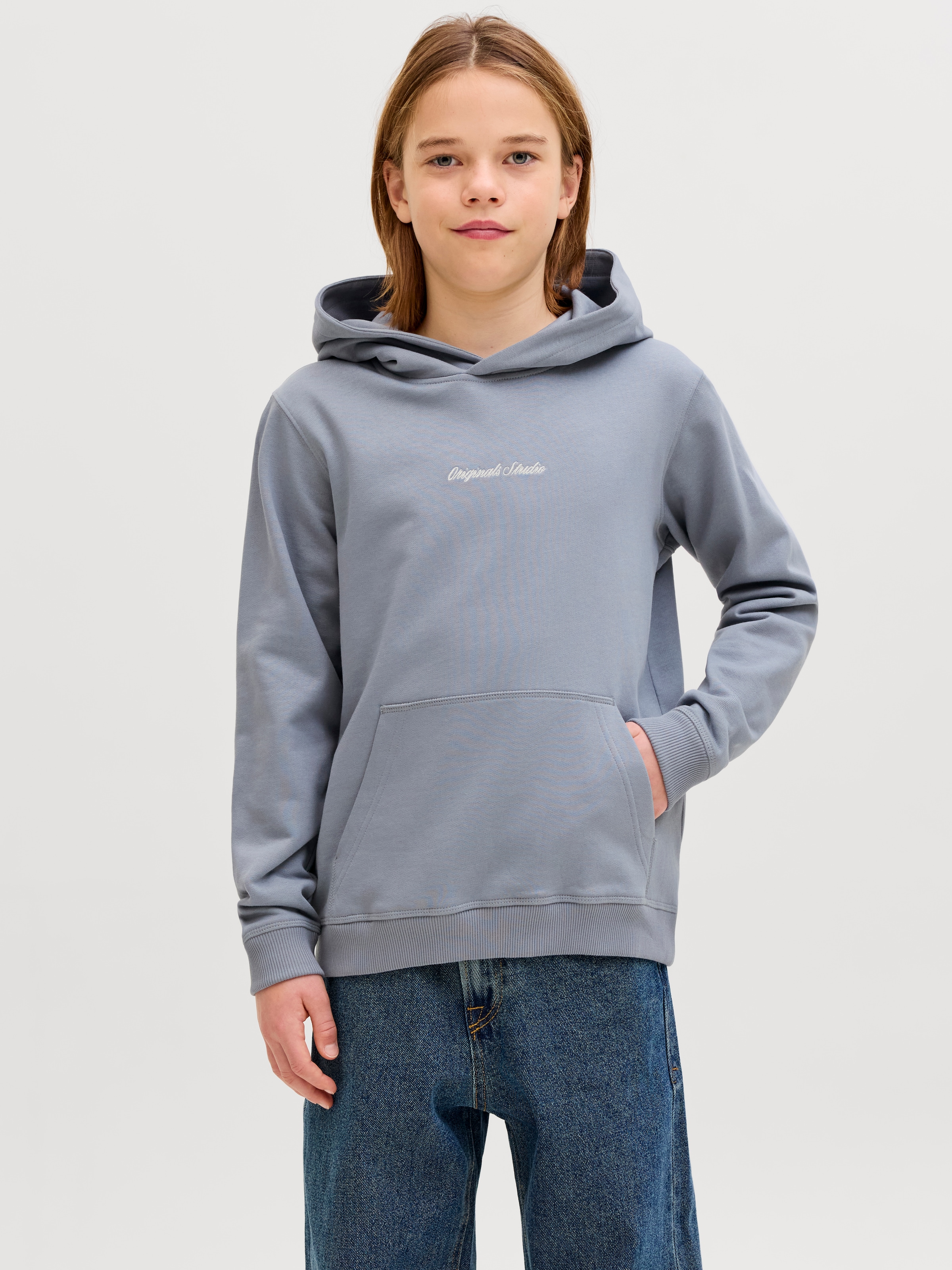 Jack & Jones Junior Sweat à capuche »JORNORREBRO EMB SWEAT HOOD NOOS JNR«
