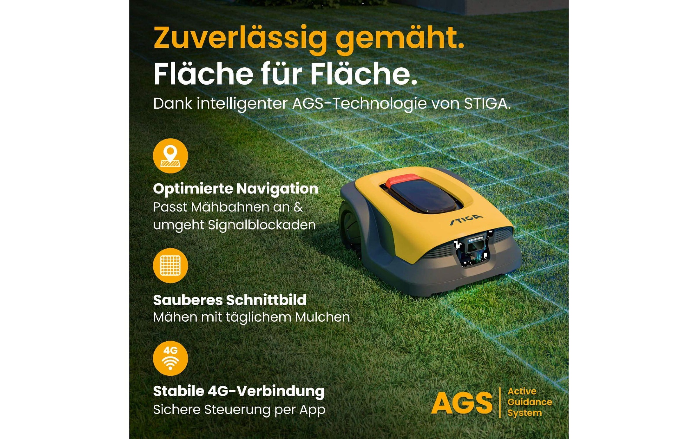 STIGA Rasenmähroboter »A10v inkl. Akku«  mit GPS