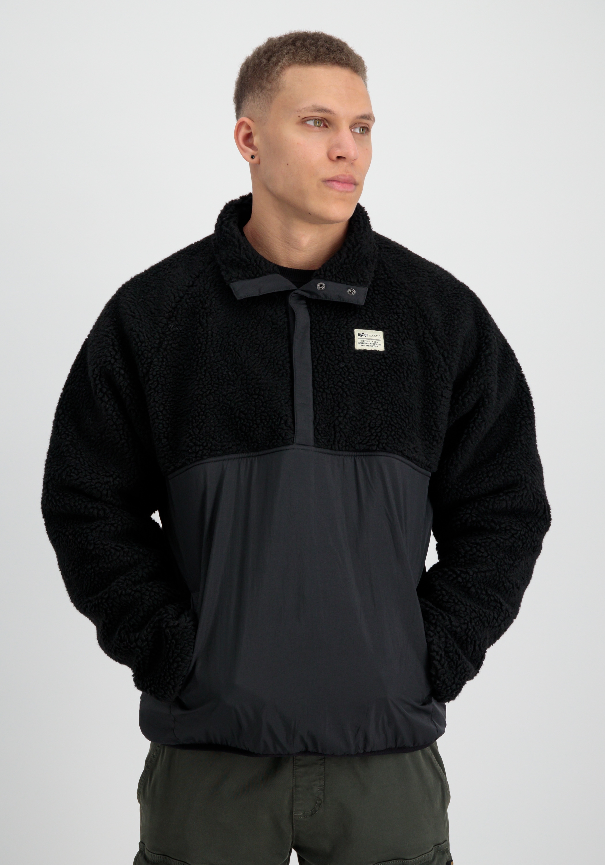 Alpha Industries Anorak »Alpha Industries Men - Outdoor Jackets Teddy Nylon Anorak«