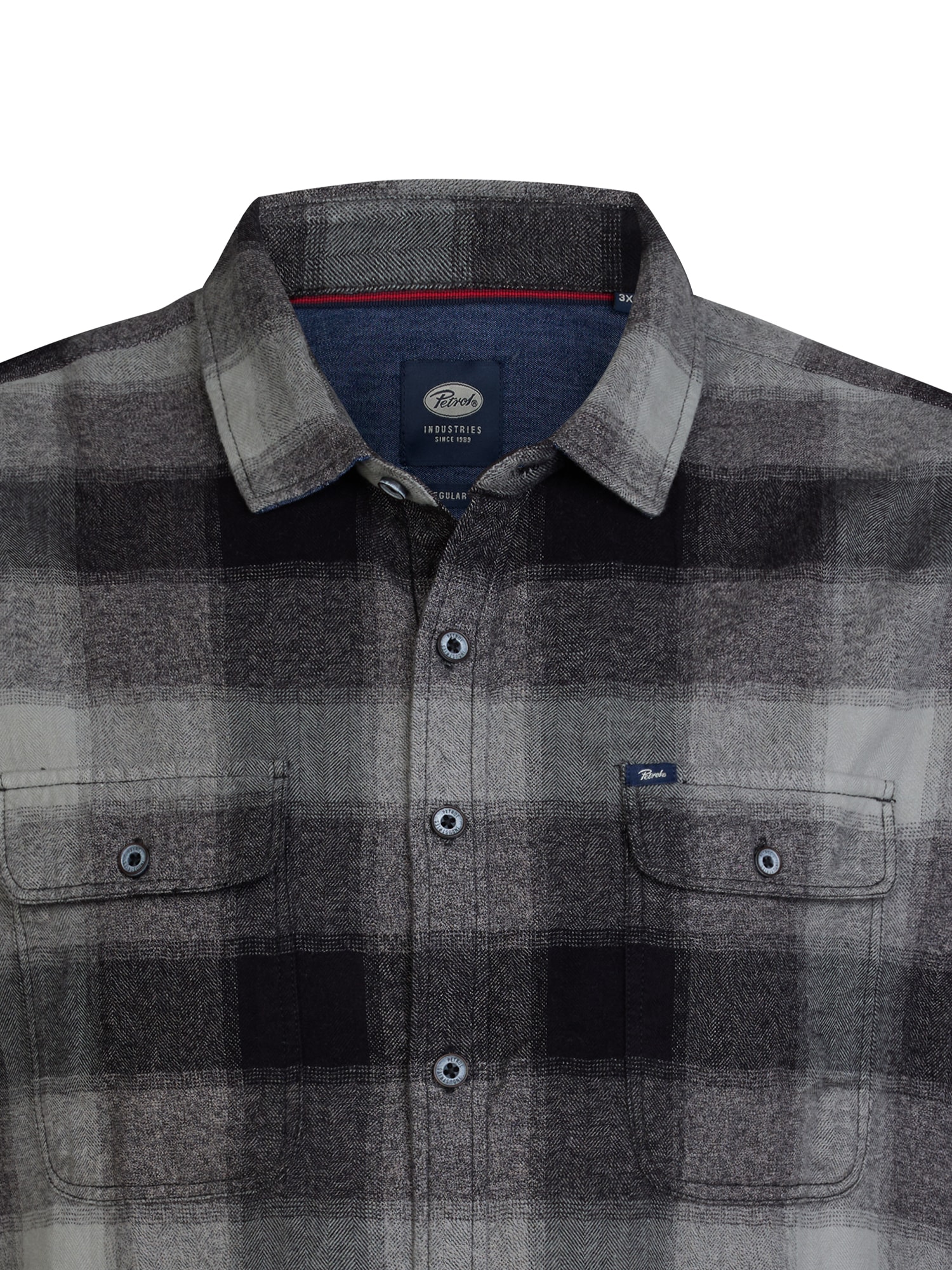 Petrol Industries Chemise à manches longues mit Brust Taschen