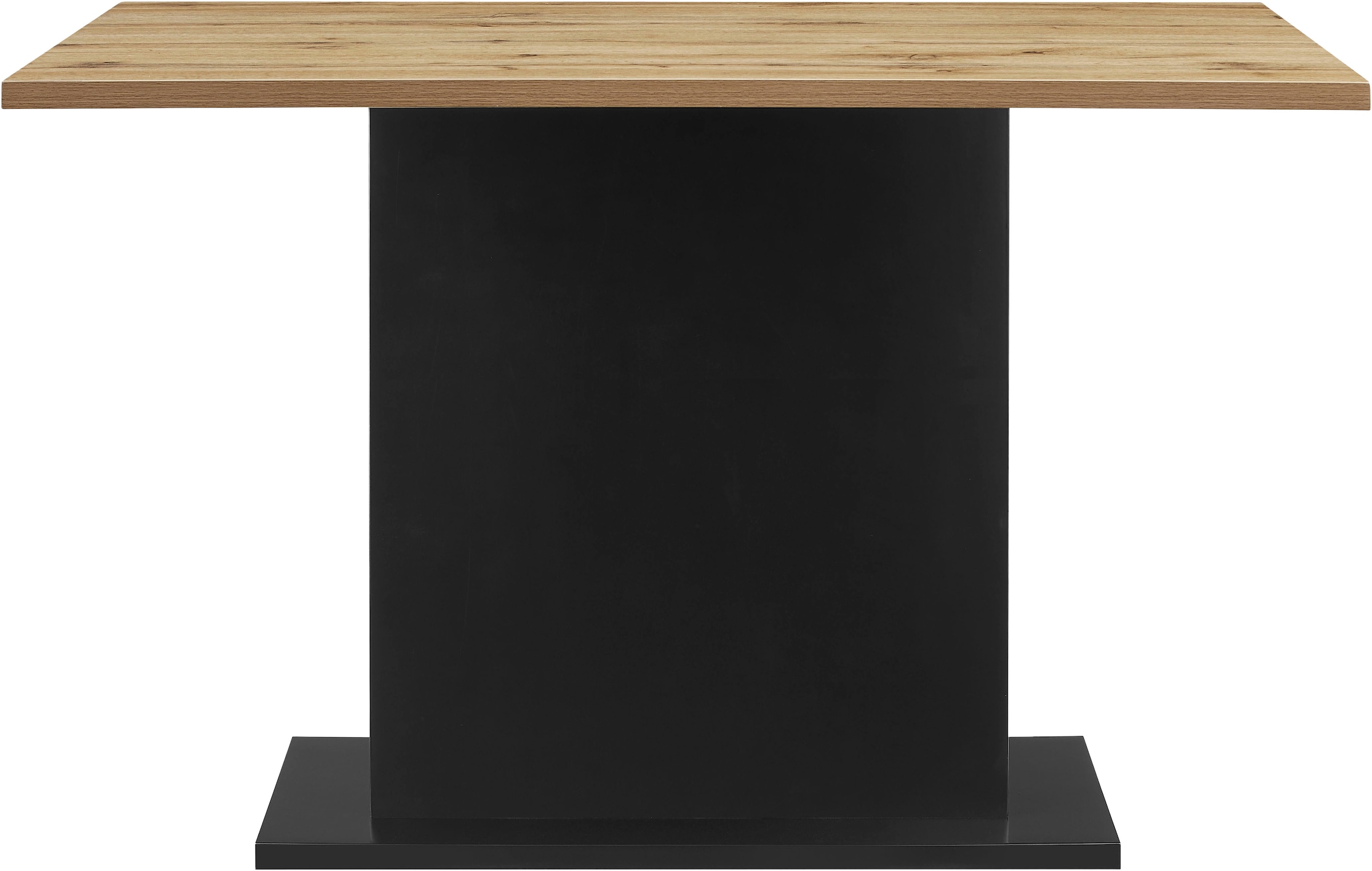 GOODproduct Esstisch »Hennia« Säulensockel, integrierte Ablagefächer, Breite 120 cm