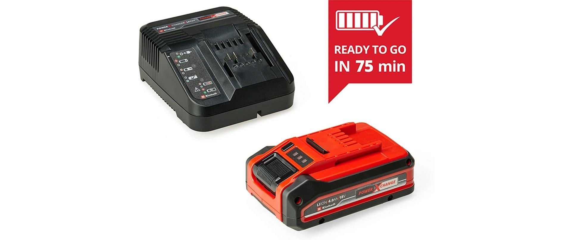 Einhell Kit de démarrage à batterie »PXC-Starter-Kit 4Ah PLUS« 18 V, 4 Ah, inkl. Ladegerät