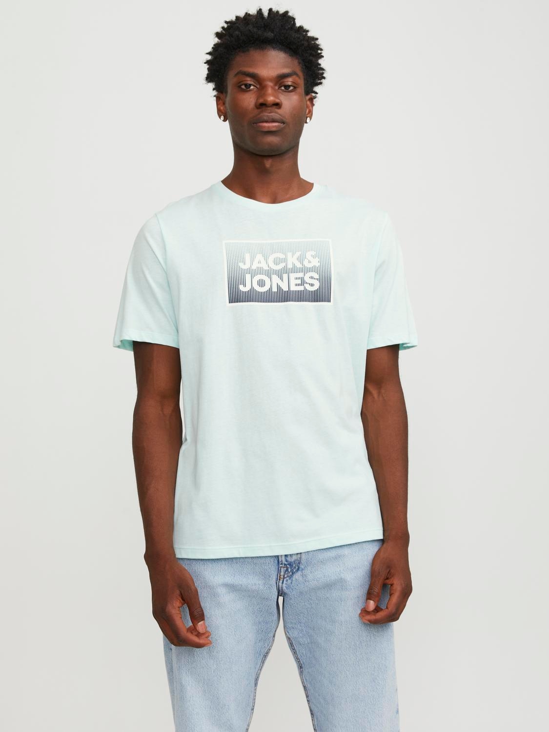 Jack & Jones Kurzarmshirt »JJSTEEL TEE SS CREW NECK«