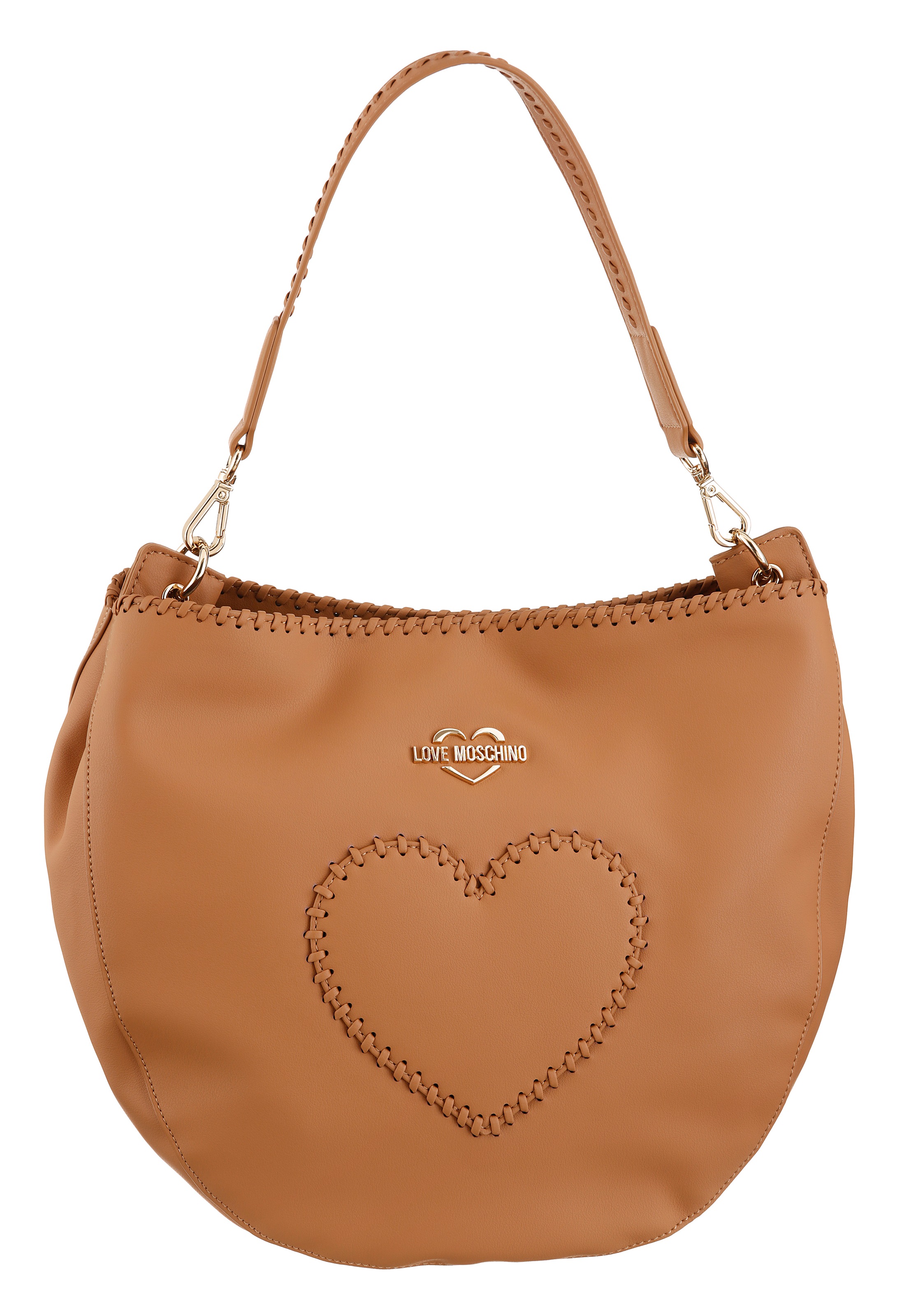 Image of LOVE MOSCHINO Hobo, mit Herz Applikation und Ziernähten bei Ackermann Versand Schweiz