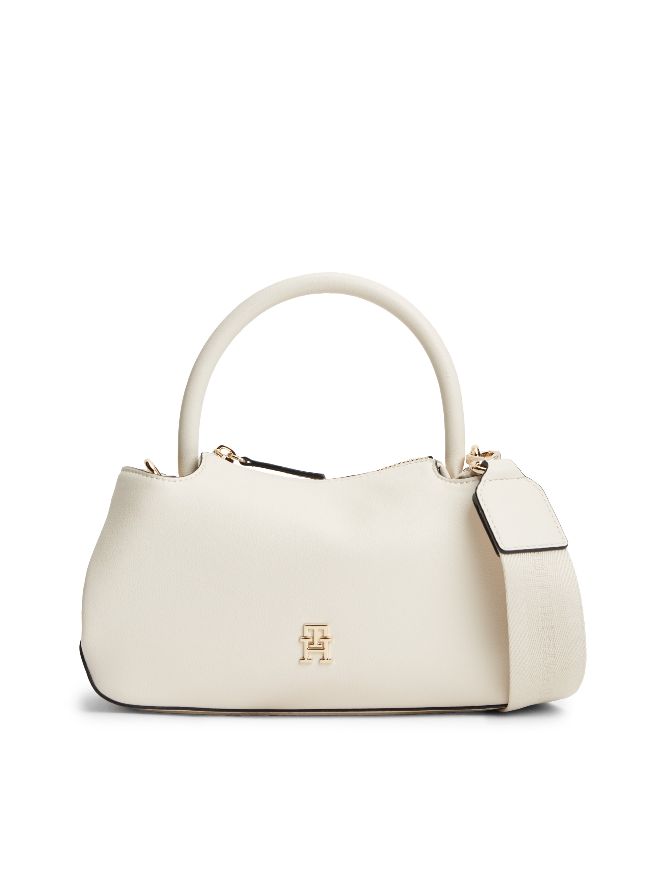 Tommy Hilfiger Sac à bandoulière »TH LOGOTAPE MINI SATCHEL« Sac à main femme, sac bandoulière avec détails dorés