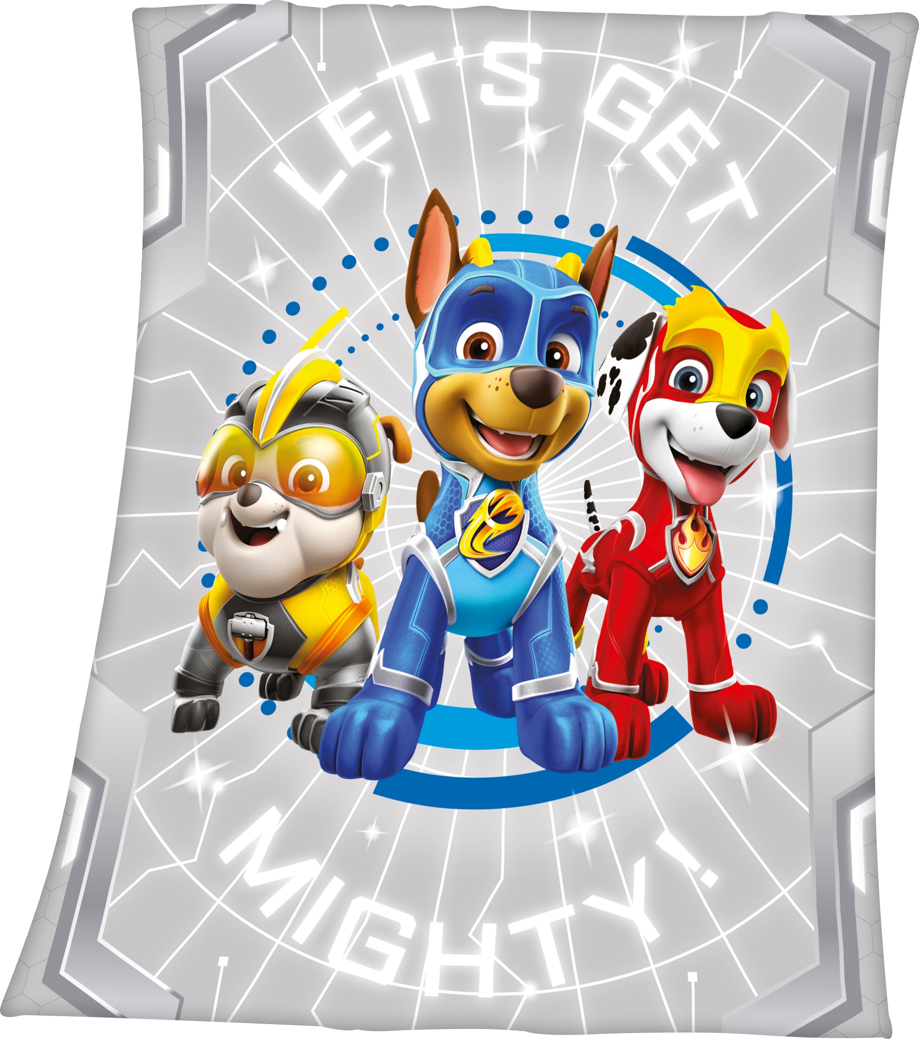 PAW PATROL Kinderdecke »Paw Patrol«, mit Paw Patrol Motiv und Schriftzug, Kuscheldecke