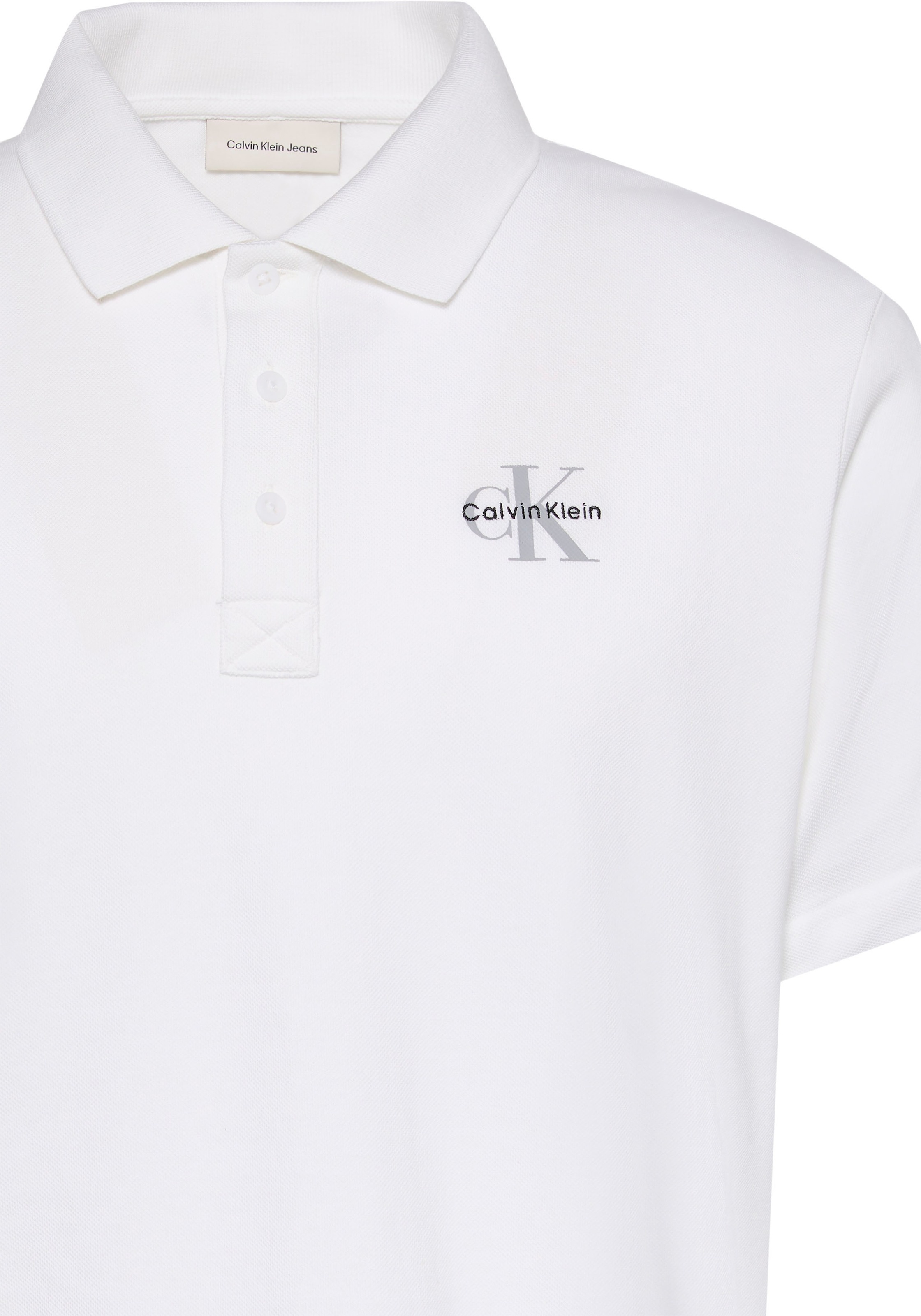 Calvin Klein Jeans Polo »EASY MONOLOGO CASUAL PIQUE« regular fit avec col polo