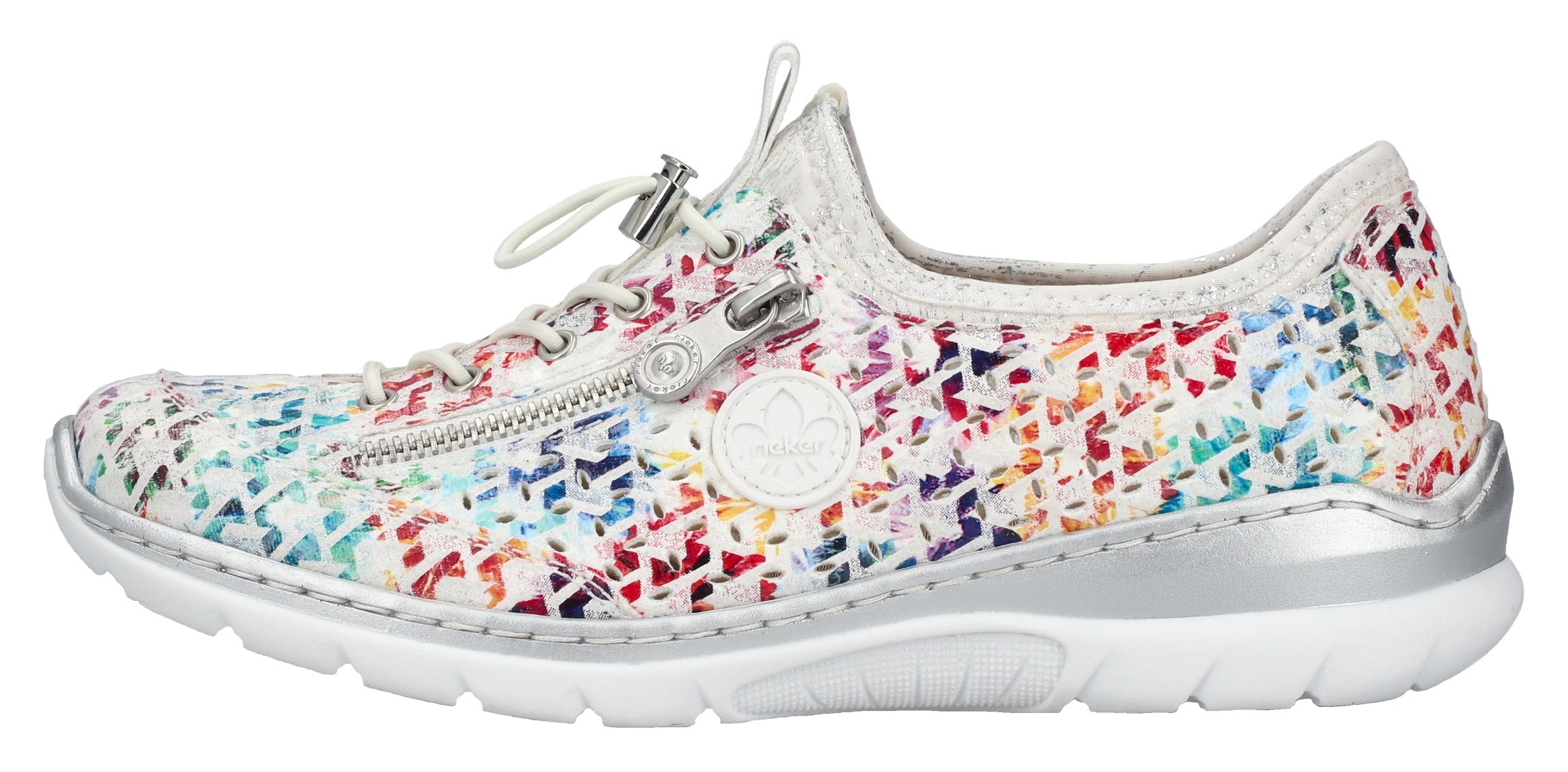 Rieker Slip-On Sneaker  Schlupfschuh, Freizeitsneaker, Halbschuh mit MemoSoft-Ausstattung