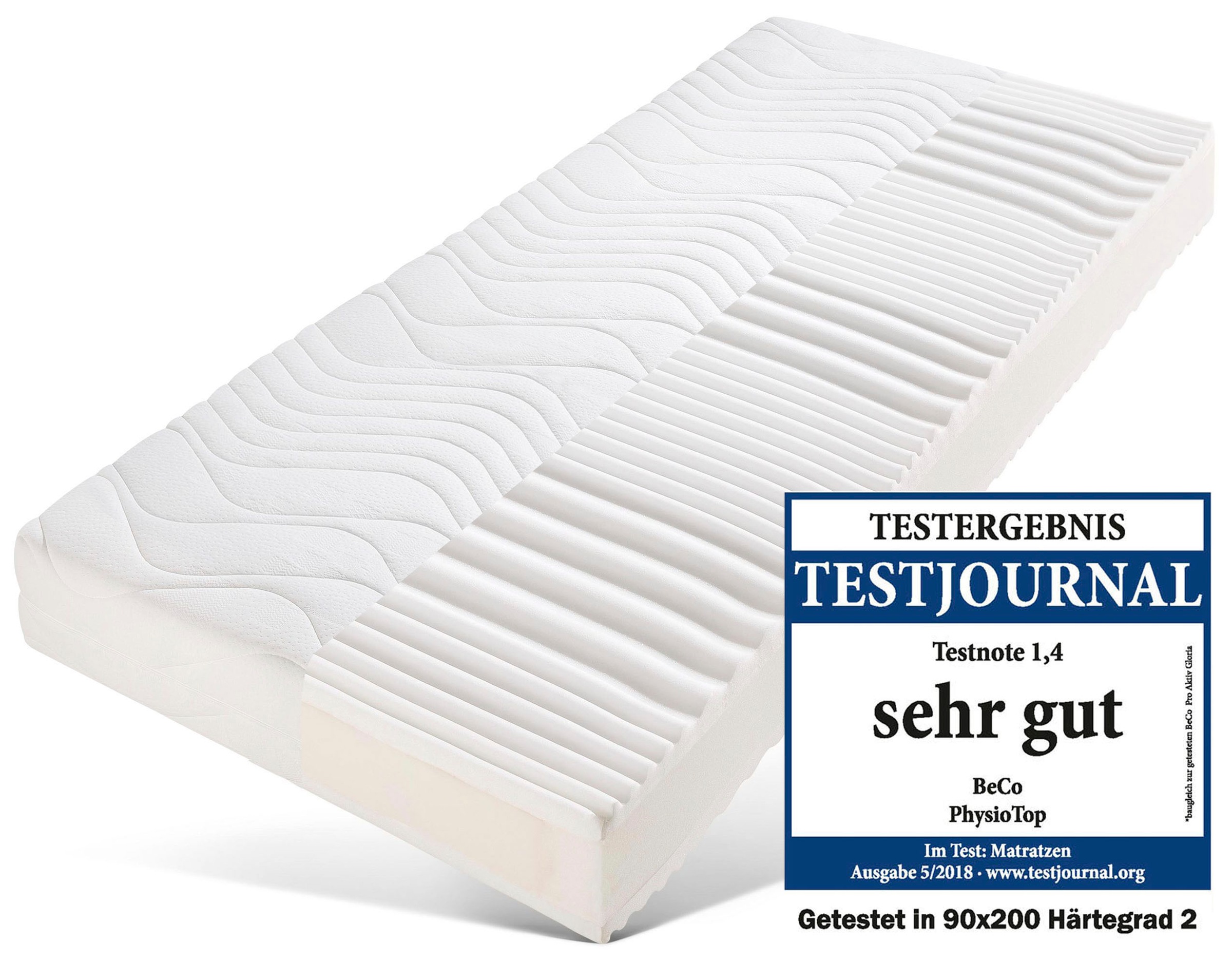 Image of Beco Taschenfederkernmatratze »Physio Top«, 23 cm cm hoch, 480 Federn, (1 St.), von TESTJOURNAL mit "SEHR GUT"* bei Ackermann Versand Schweiz