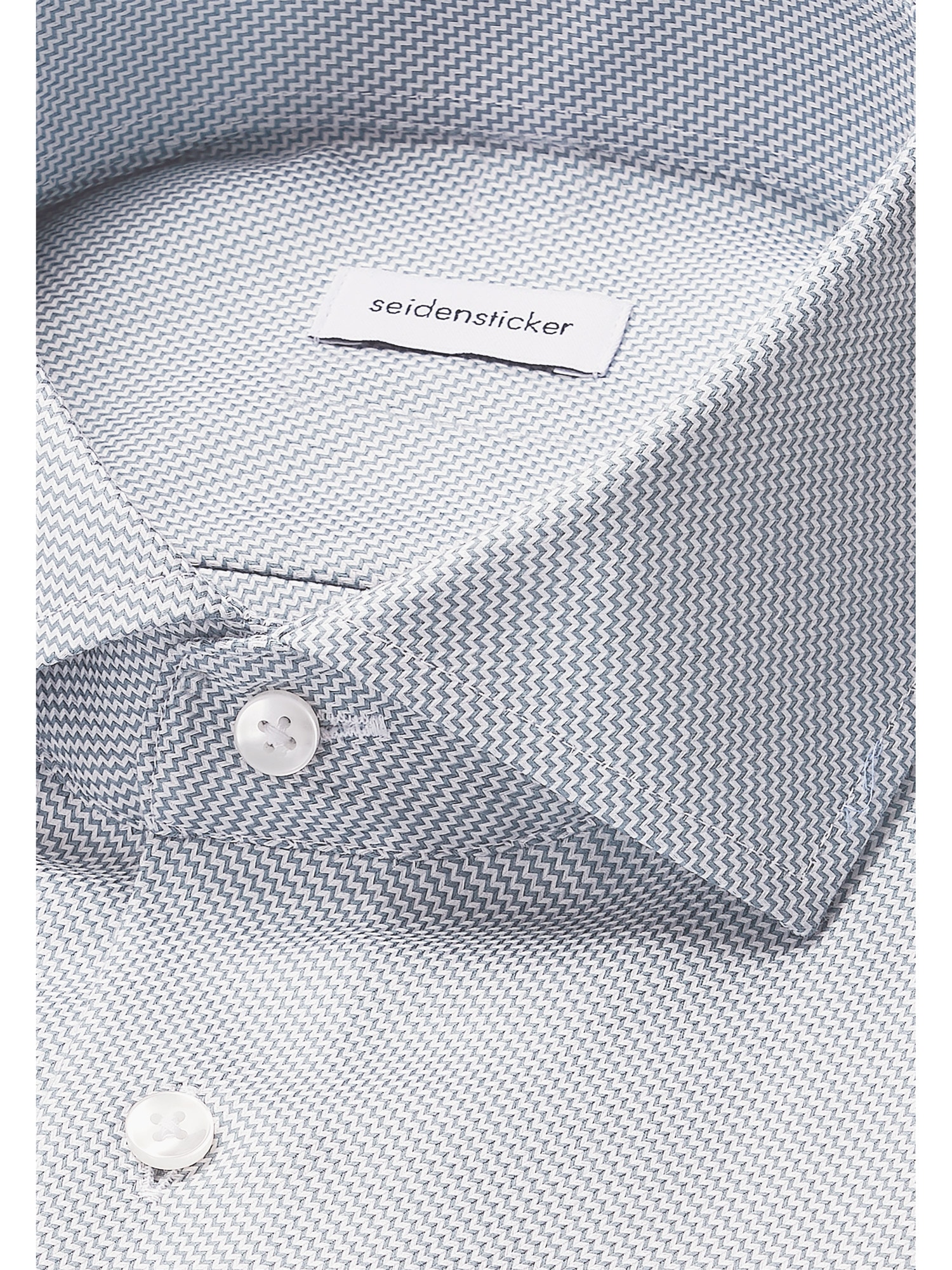 seidensticker Businesshemd »Schwarze Rose« Slim 1/1 Kentkragen Struktur