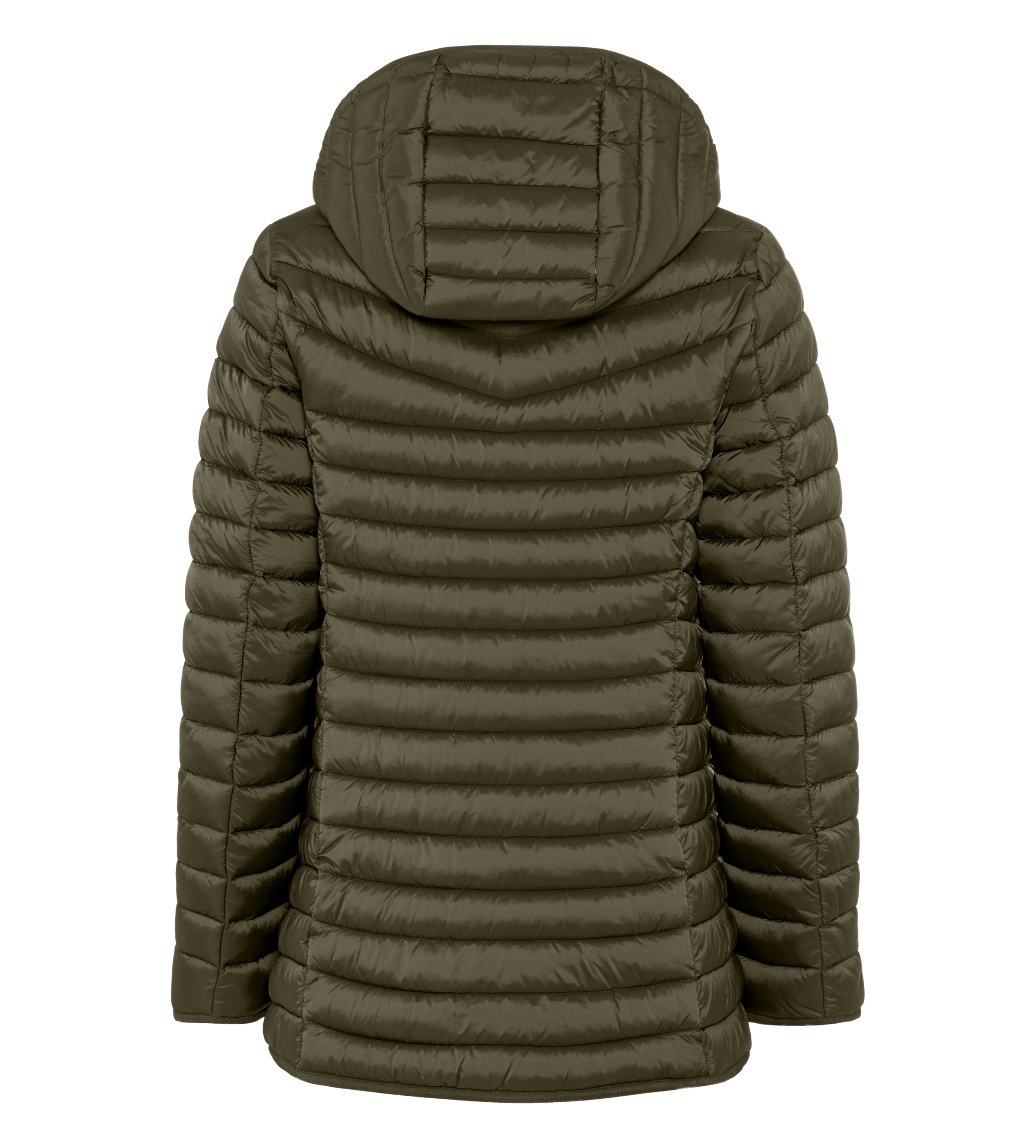Fuchs Schmitt Veste matelassée avec capuche capuche amovible, légèrement cintré, fermeture éclair à deux voies