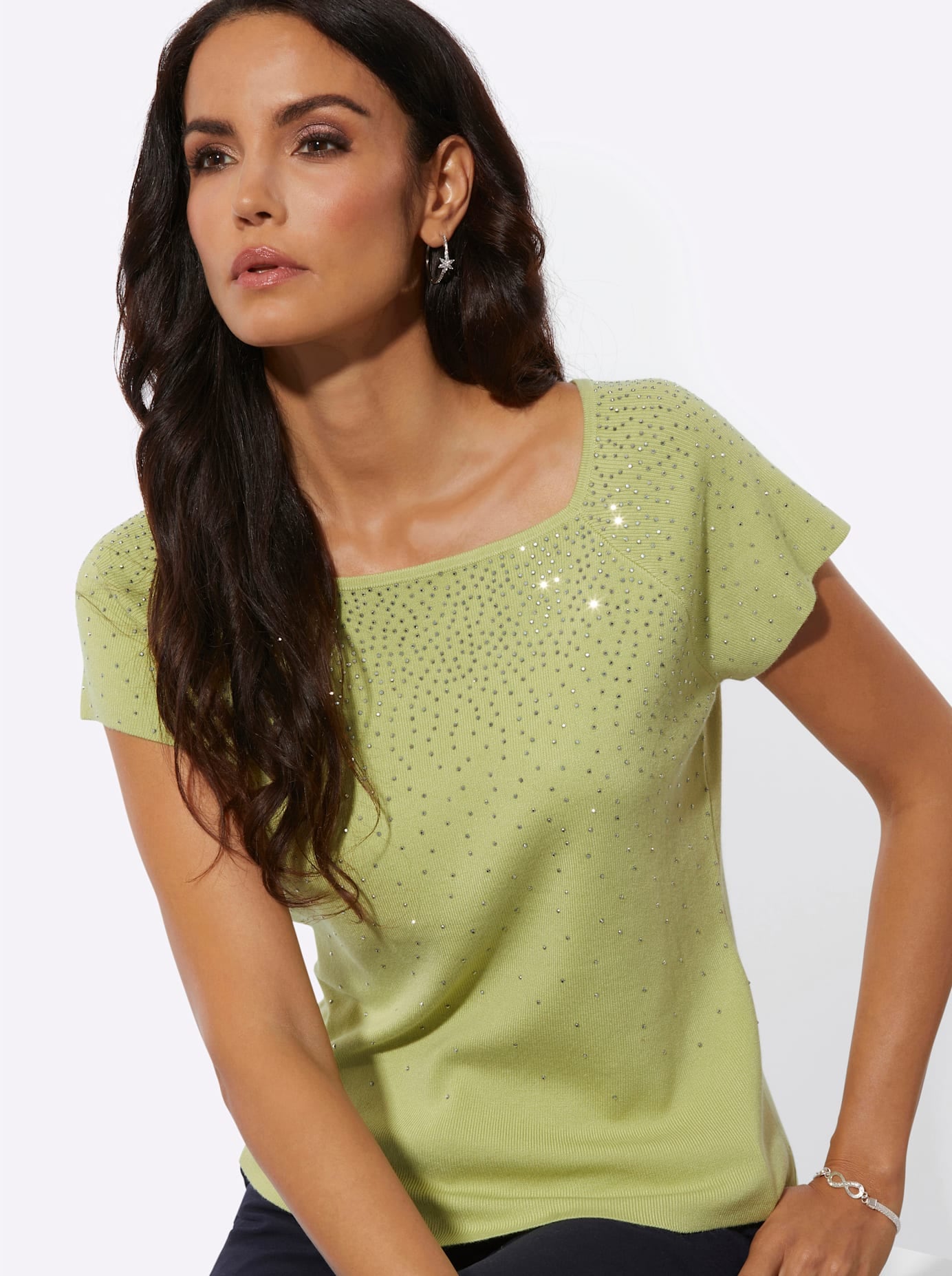 creation L Pull à col rond »Lyocell-Viskose-Pullover«