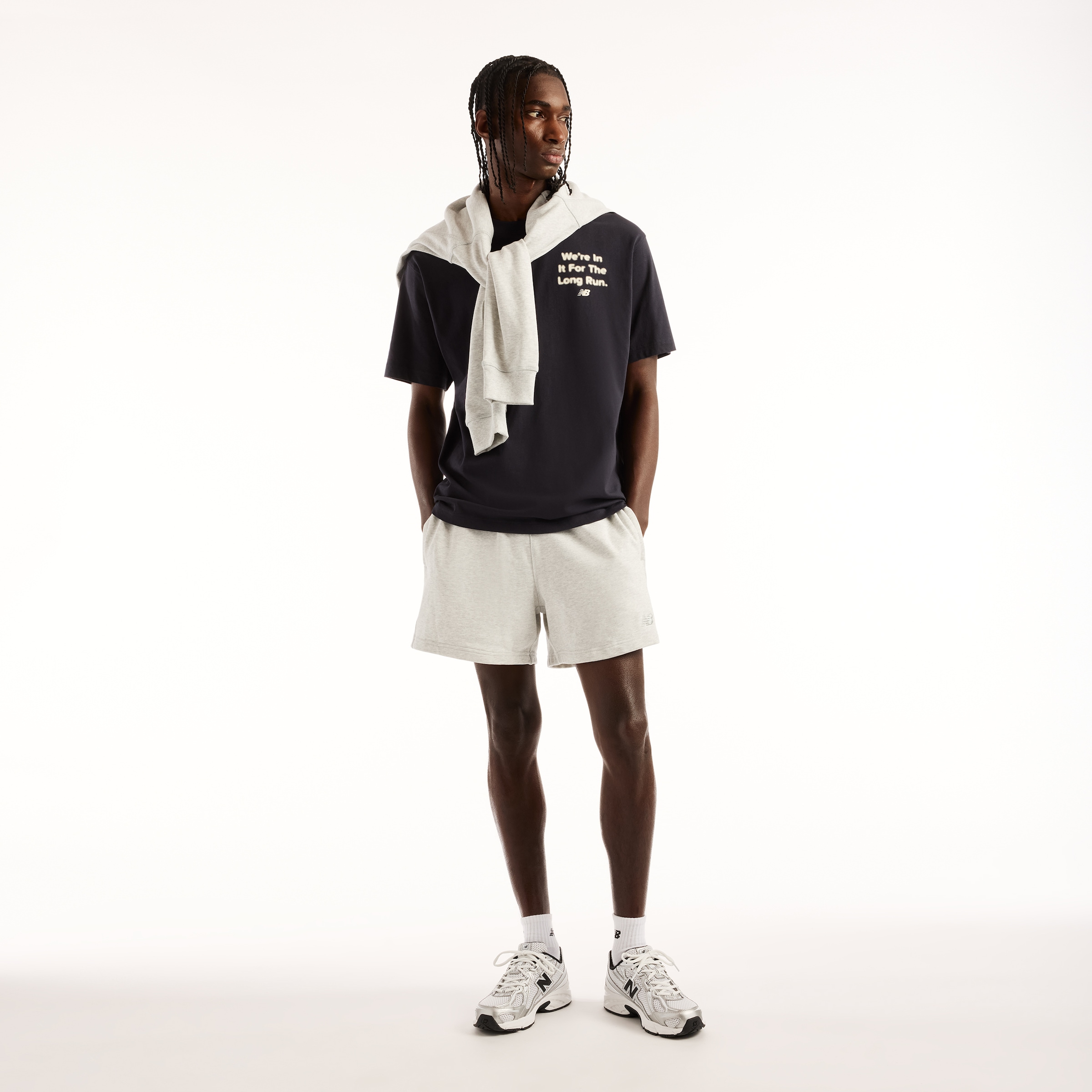 New Balance T-shirt »FOGGY DAZE 1906 T-SHIRT« conçu pour les activités sportives, en coton
