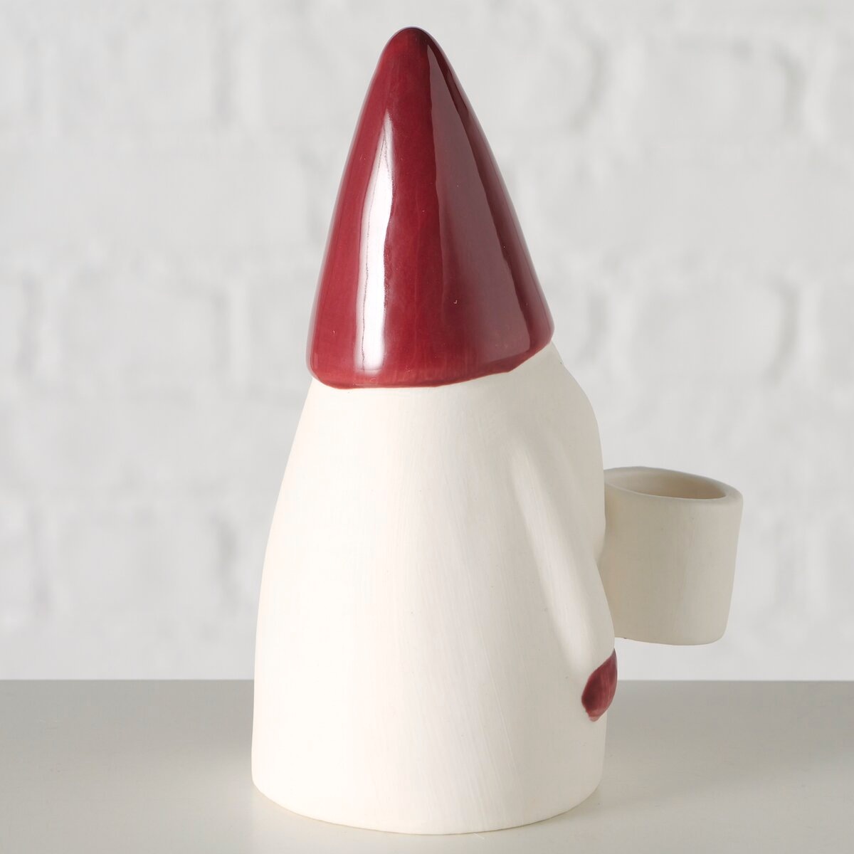 GOODproduct Kerzenleuchter »Gefo, zwei verschiedene Höhen« Zweiteiliges Set im festlichen Weihnachtsmann-Design