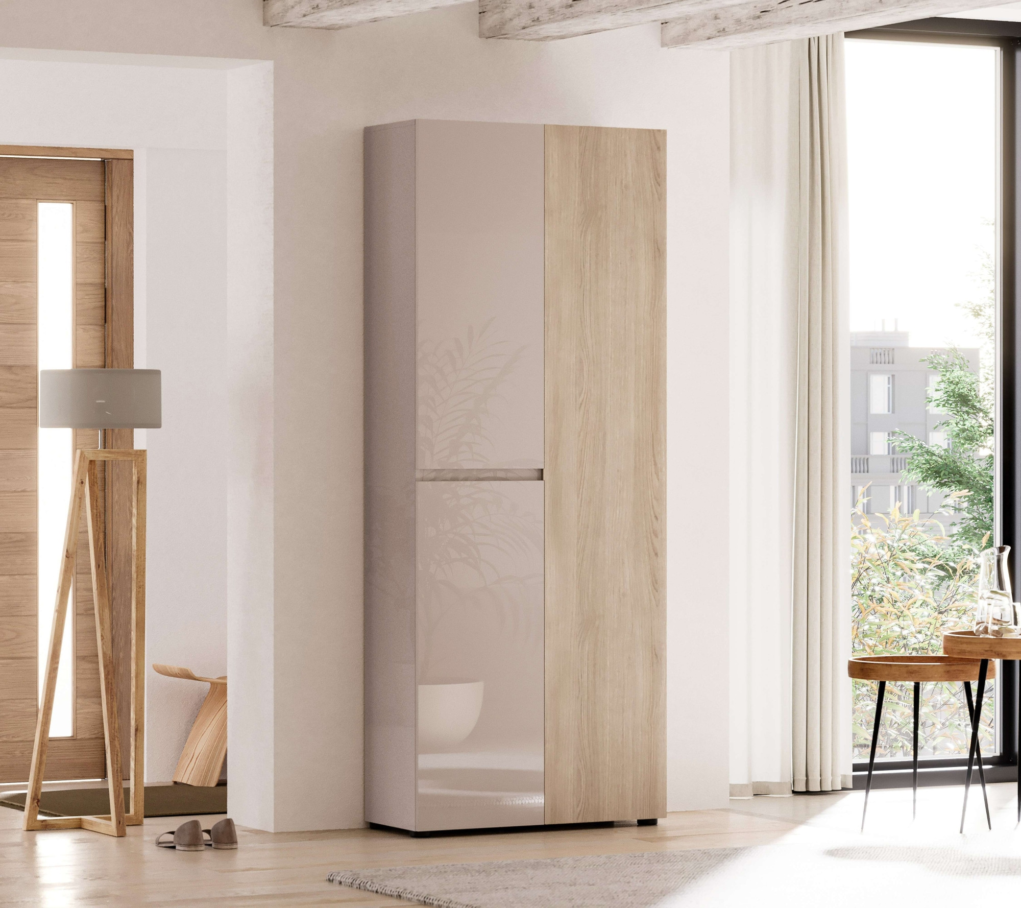 Home affaire Schuhschrank »LADY, Schuhkommode,Schuhmöbel,Schuhablage,Schuhregal« 10 Einlegeböden,12 Fächer,ca. 36 Paar Schuhe-Masse: B/T/H:80x34x200 cm