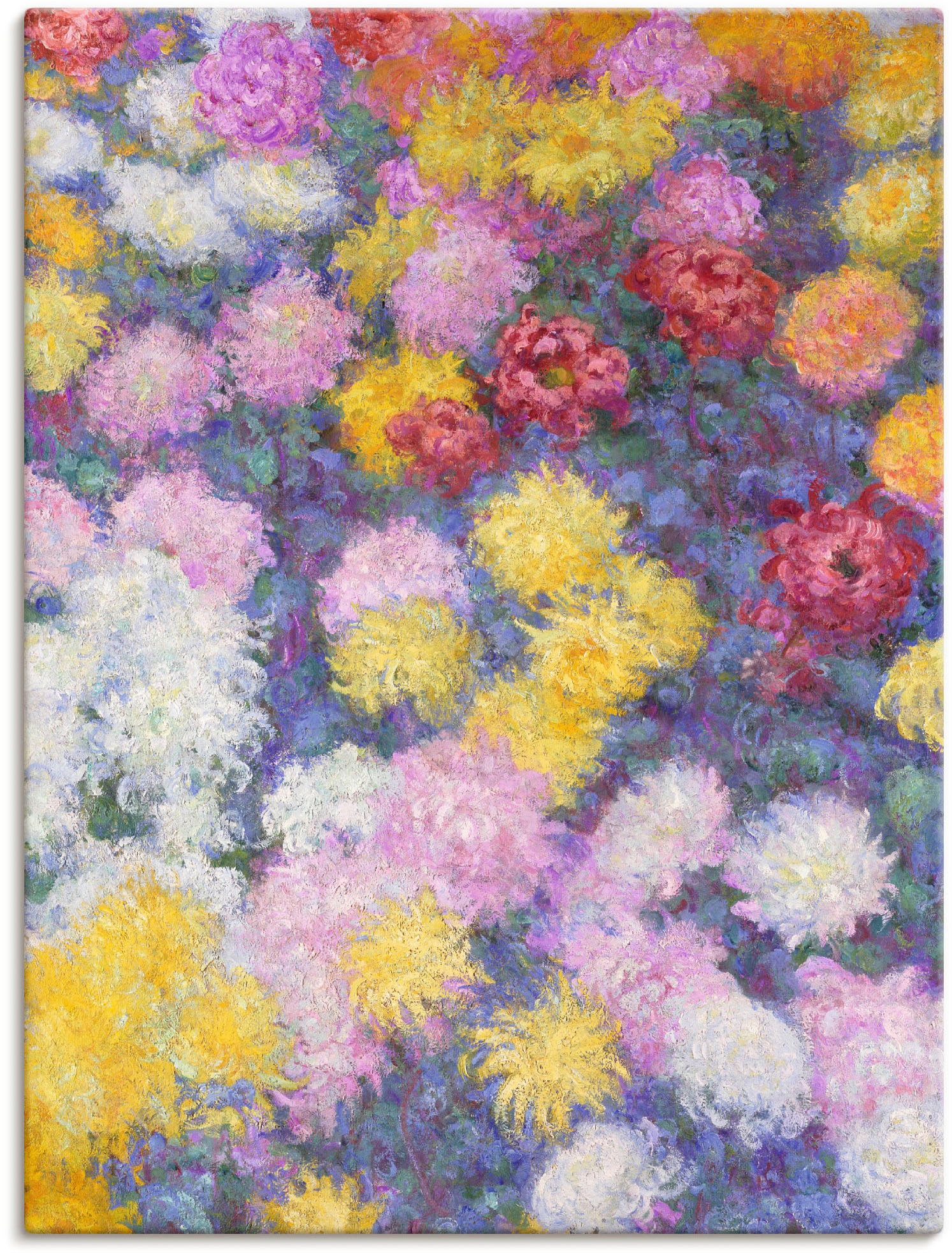 Image of Artland Wandbild »Chrysanthemen. 1897«, Blumenwiese, (1 St.), in vielen Grössen & Produktarten -Leinwandbild, Poster, Wandaufkleber / Wandtattoo auch für Badezimmer geeignet bei Ackermann Versand Schweiz