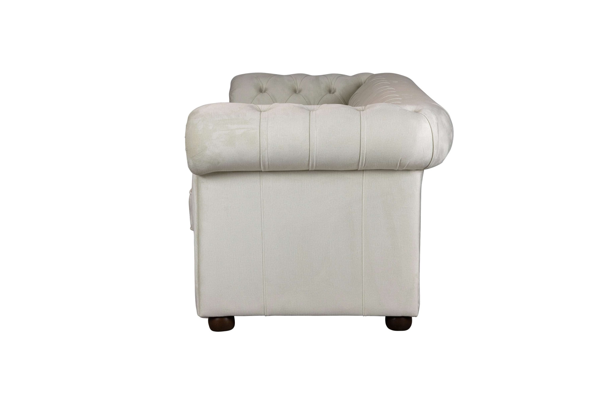 Home affaire 2-Sitzer »CHARENTE, Chesterfield-Sofa, Wellenfederung, Masse: B/T/H: 147/89/74 cm«, mit edler Knopfheftung und typischen Armlehnen