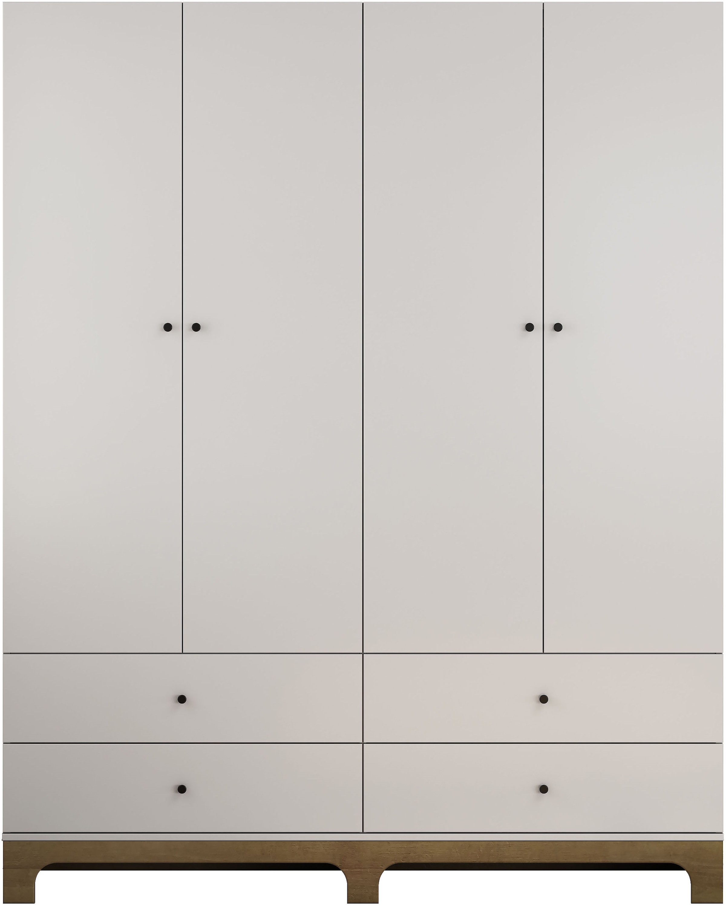 GOODproduct Kleiderschrank »Oslo Schlafzimmerschrank Garderobe weiss Landhaus Bestseller«