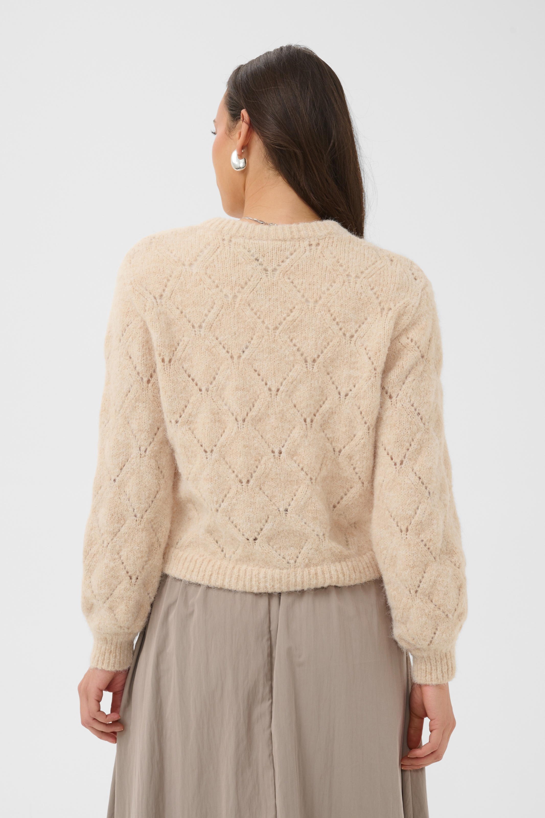 Saint Tropez Veste en tricot »TabbathaSZ Cardigan« mélange de matériaux, coupe régulière