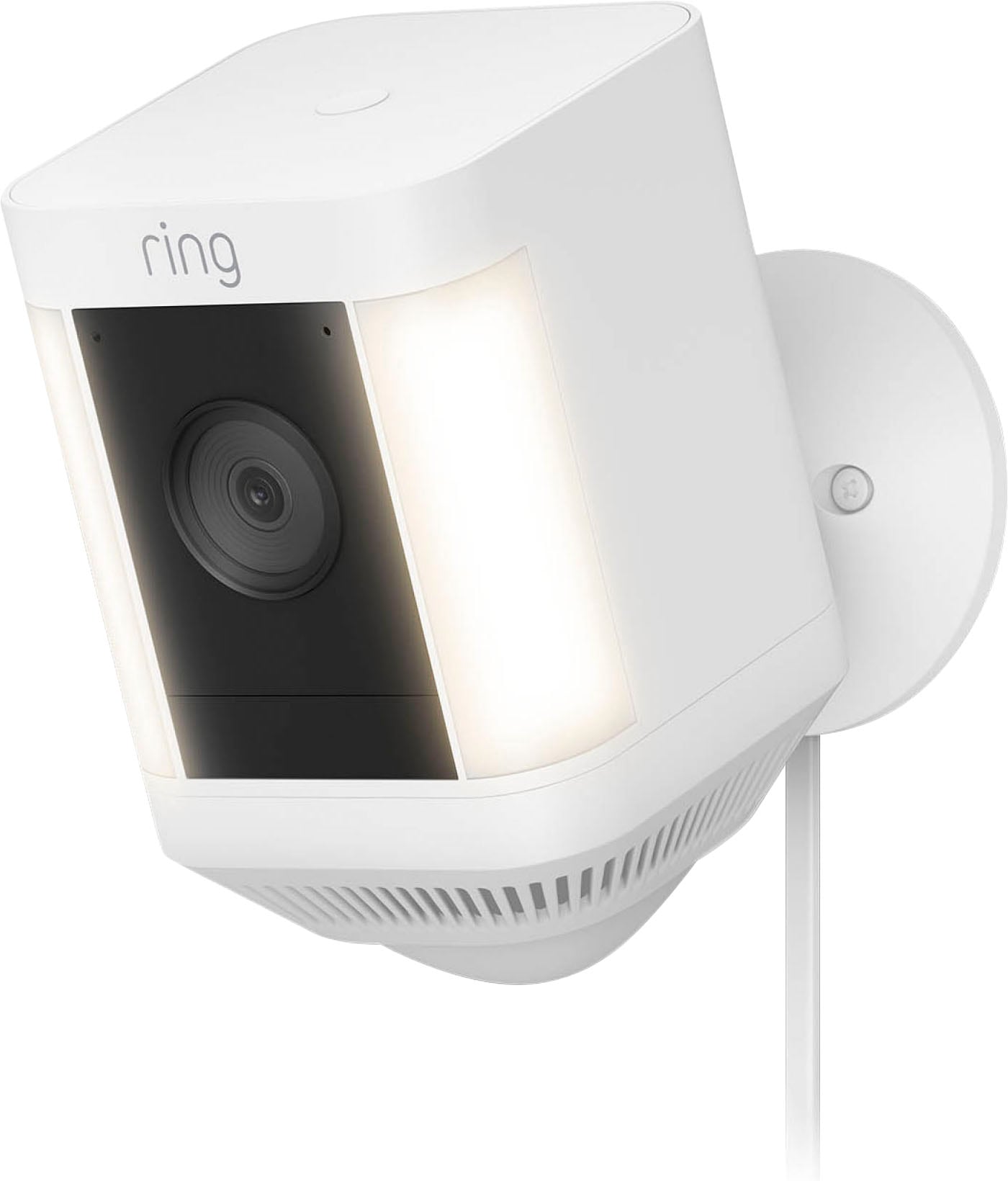 Ring Überwachungskamera »Spotlight Cam Plus, Plug-in - White - EU«, Aussenbereich
