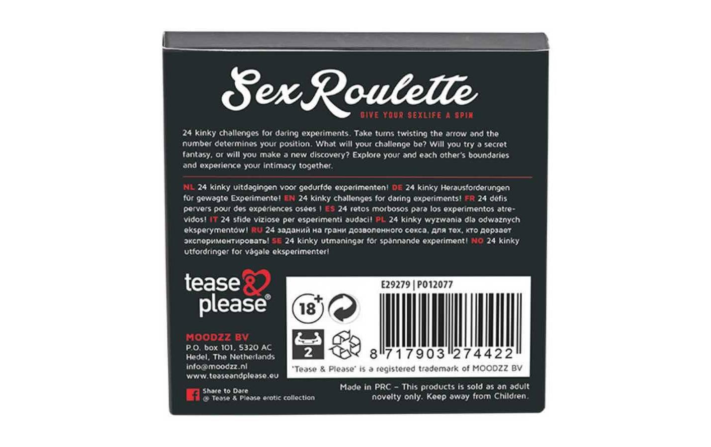 tease & please Erotik-Toy-Set »Sex Roulette Kinky«