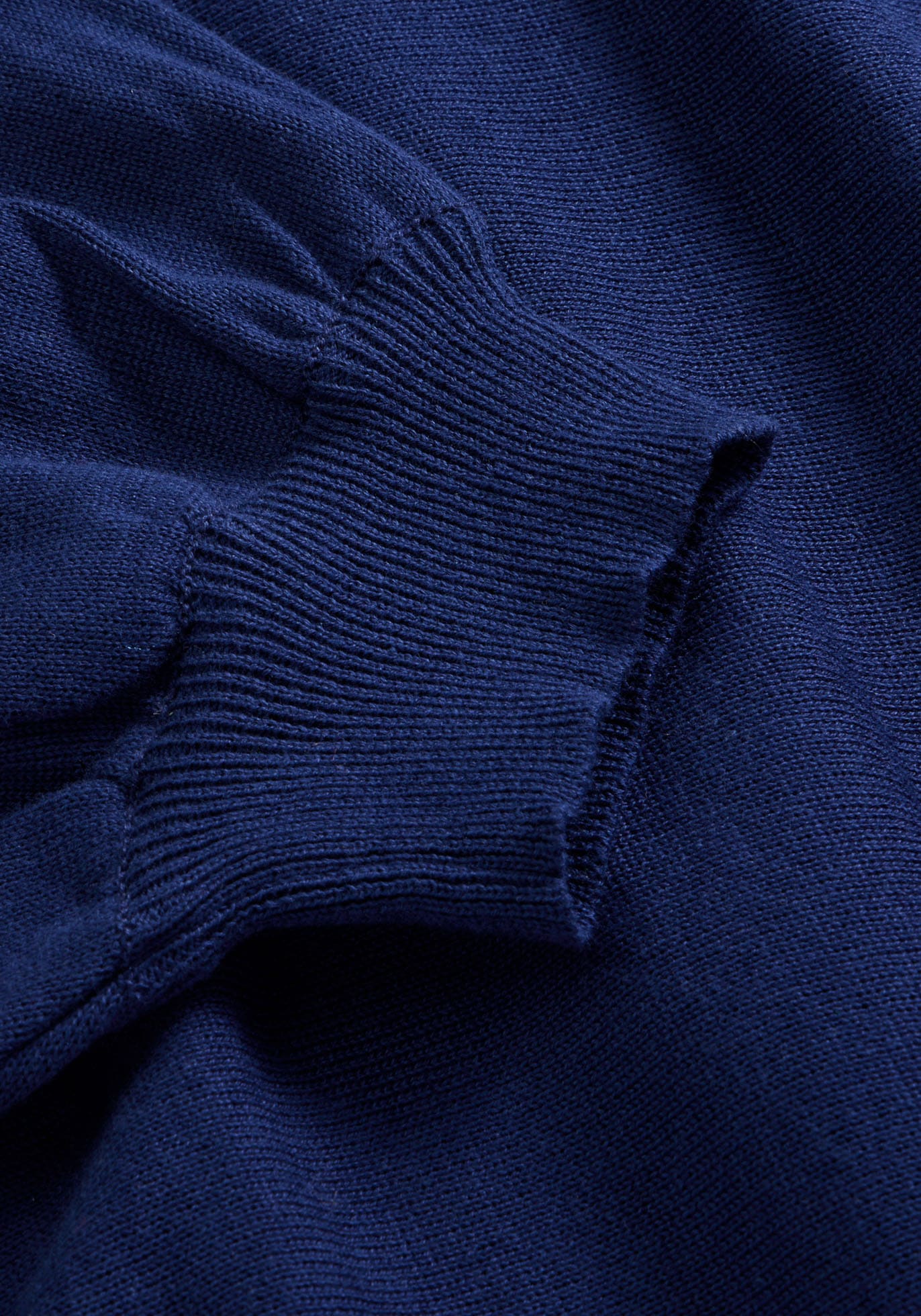 bonprix Pull en tricot en mélange de coton, col rond, coupe confortable