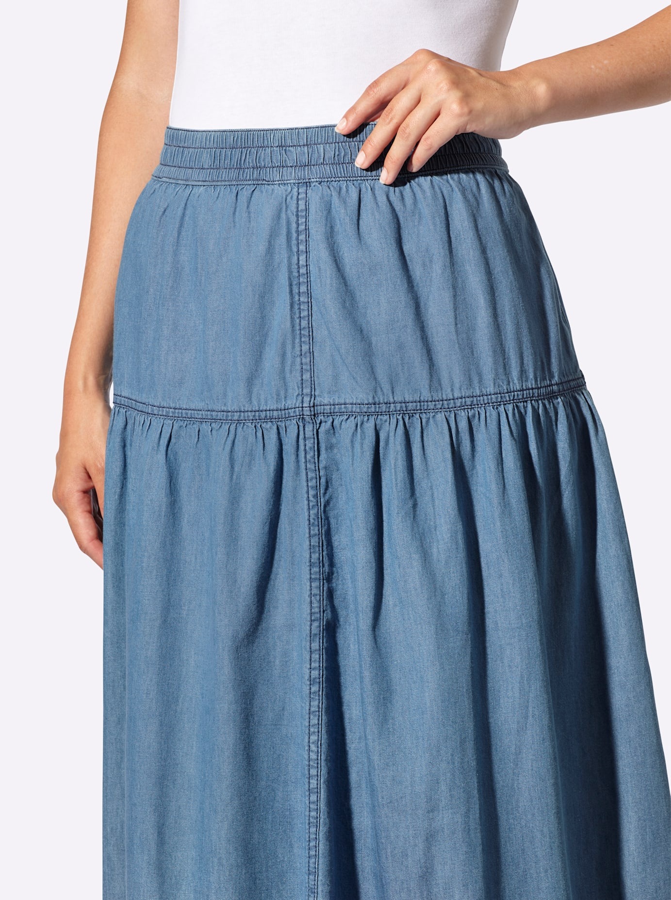 Classic Basics Jeansrock
