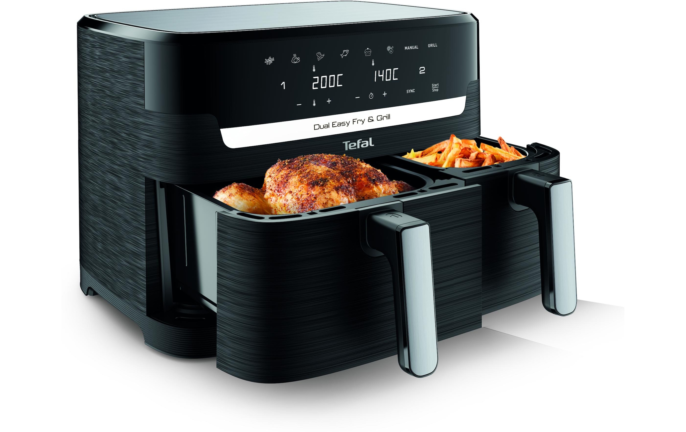 Tefal Heissluftfritteuse »Dual Easy Fry & Grill EY905N«, 2280 W
