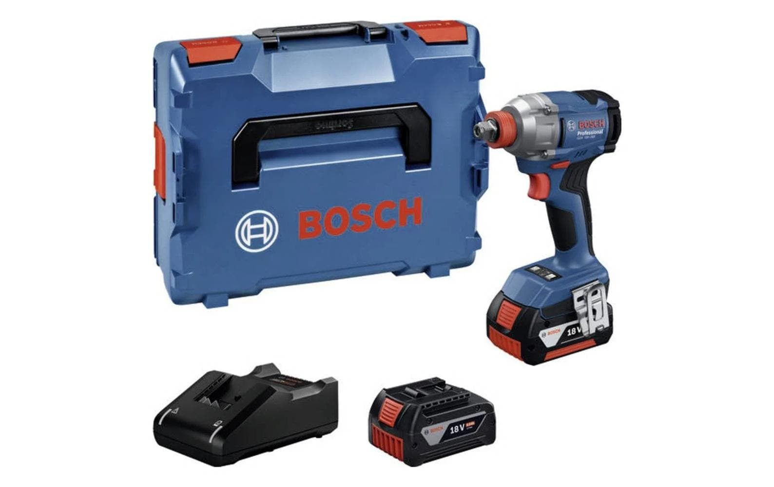 Image of Bosch Professional Akku-Schlagschrauber "GDX 18 V-285 2x Akku in L-BOXX"