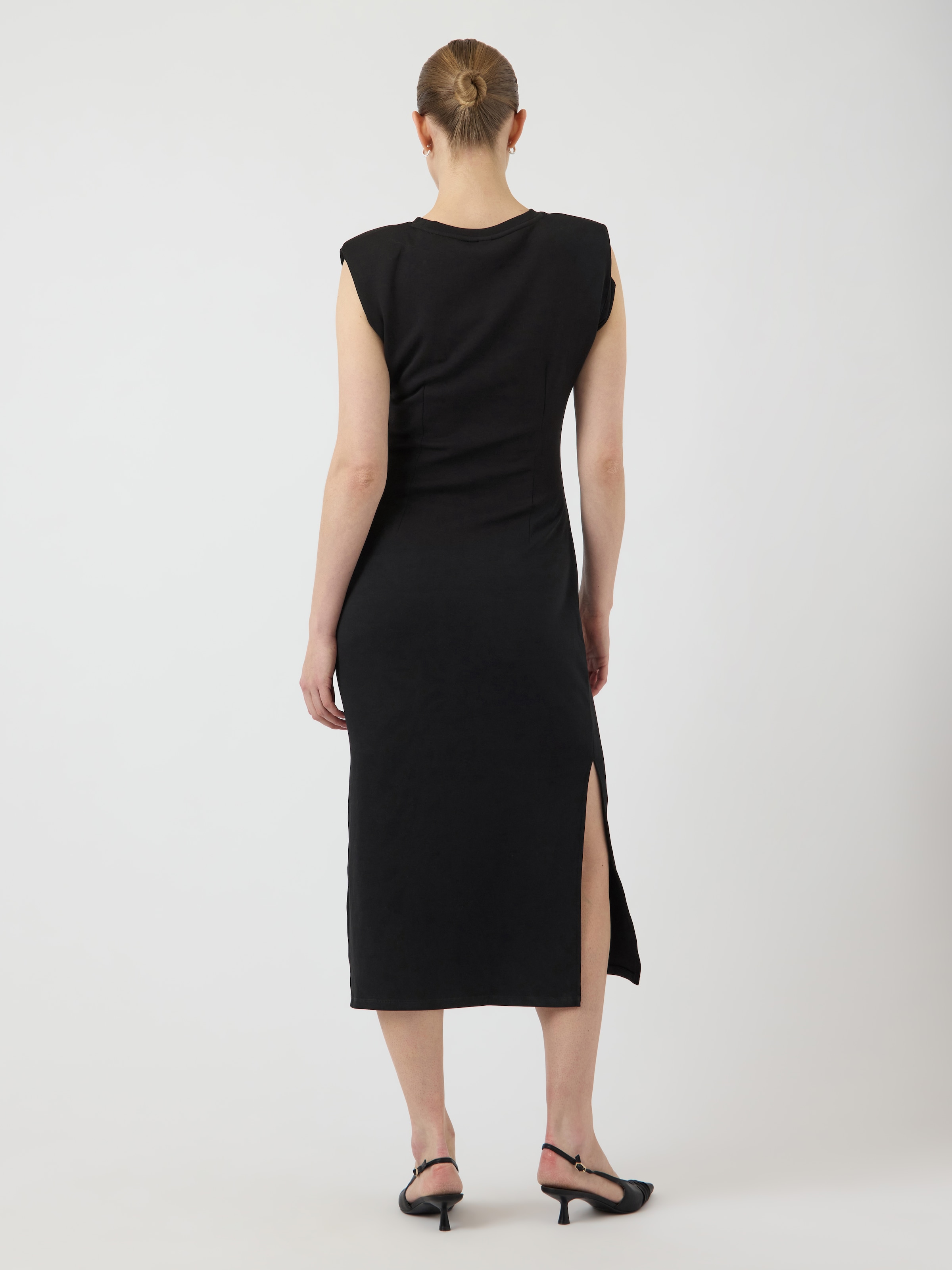 Y.A.S Maxi robe »YASPINA SL LONG DRESS NOOS« mélange de coton avec stretch