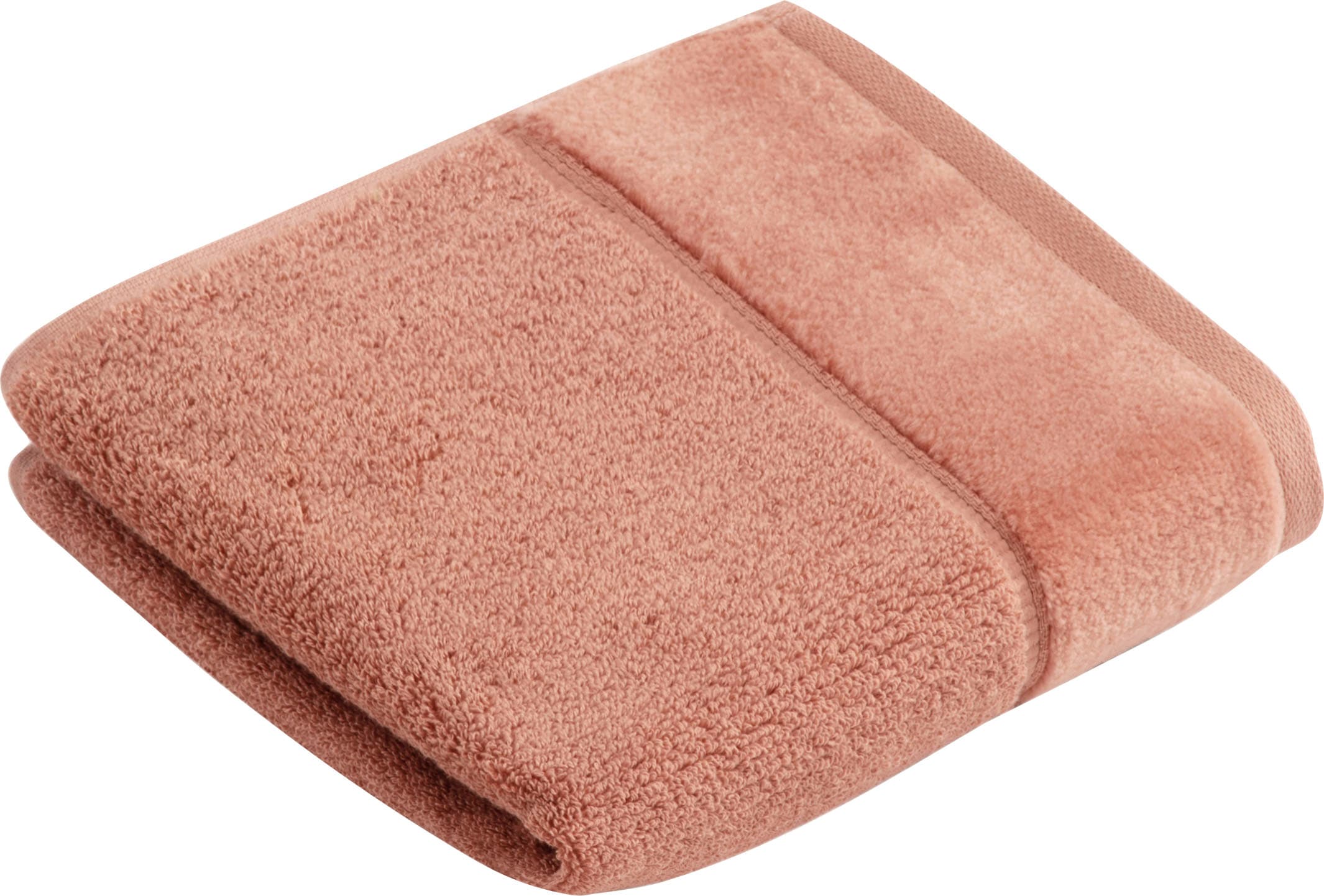 Vossen Gästehandtücher »Pure«, (3 St., 3er Set Gästehandtücher 40 x 60 cm), im Set, Baumwolle & VEGAN, mit eleganter Veloursbordüre