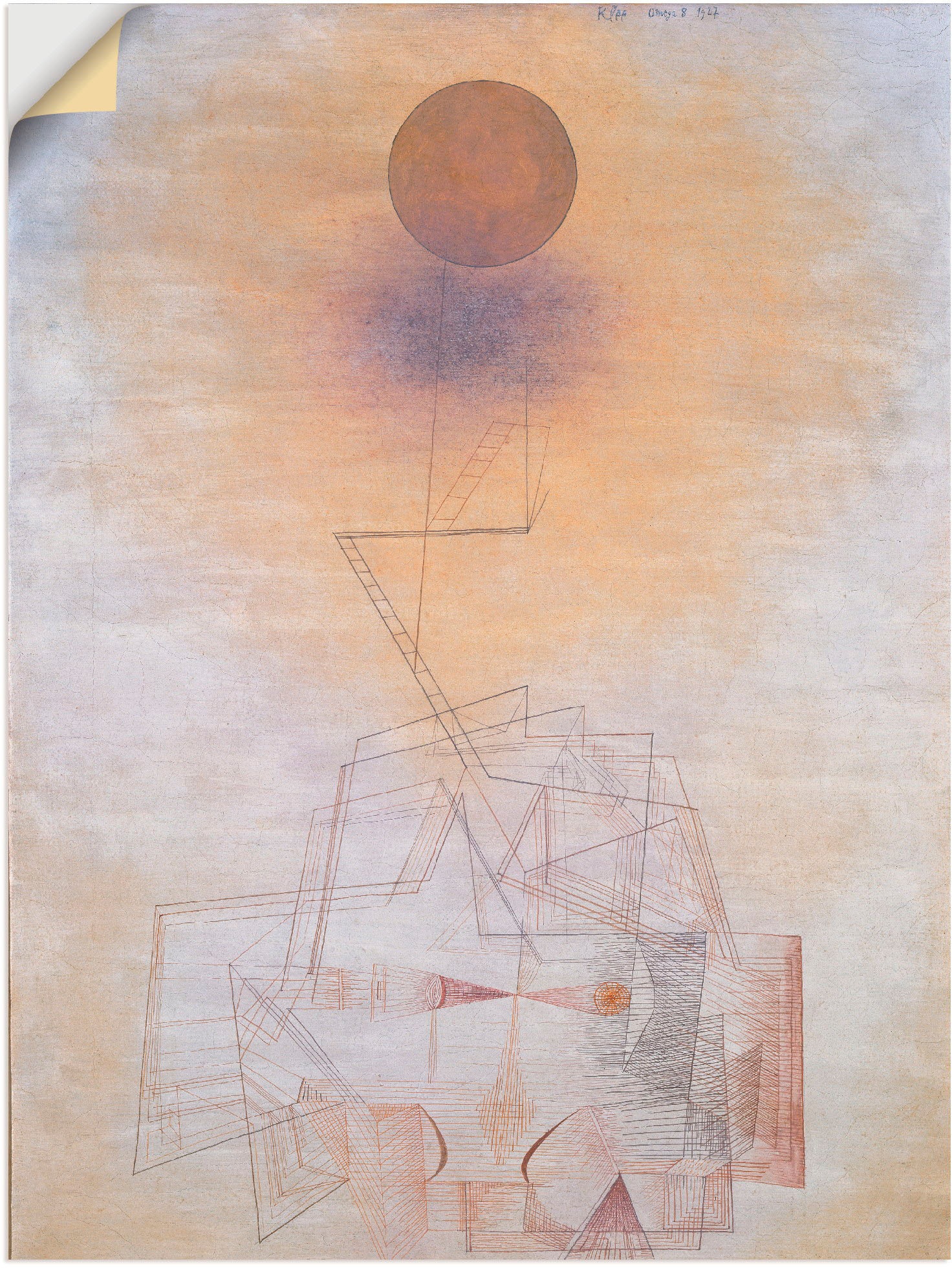 Image of Artland Wandbild »Grenzen des Verstandes. 1927«, Gegenstandslos, (1 St.), in vielen Grössen & Produktarten -Leinwandbild, Poster, Wandaufkleber / Wandtattoo auch für Badezimmer geeignet bei Ackermann Versand Schweiz