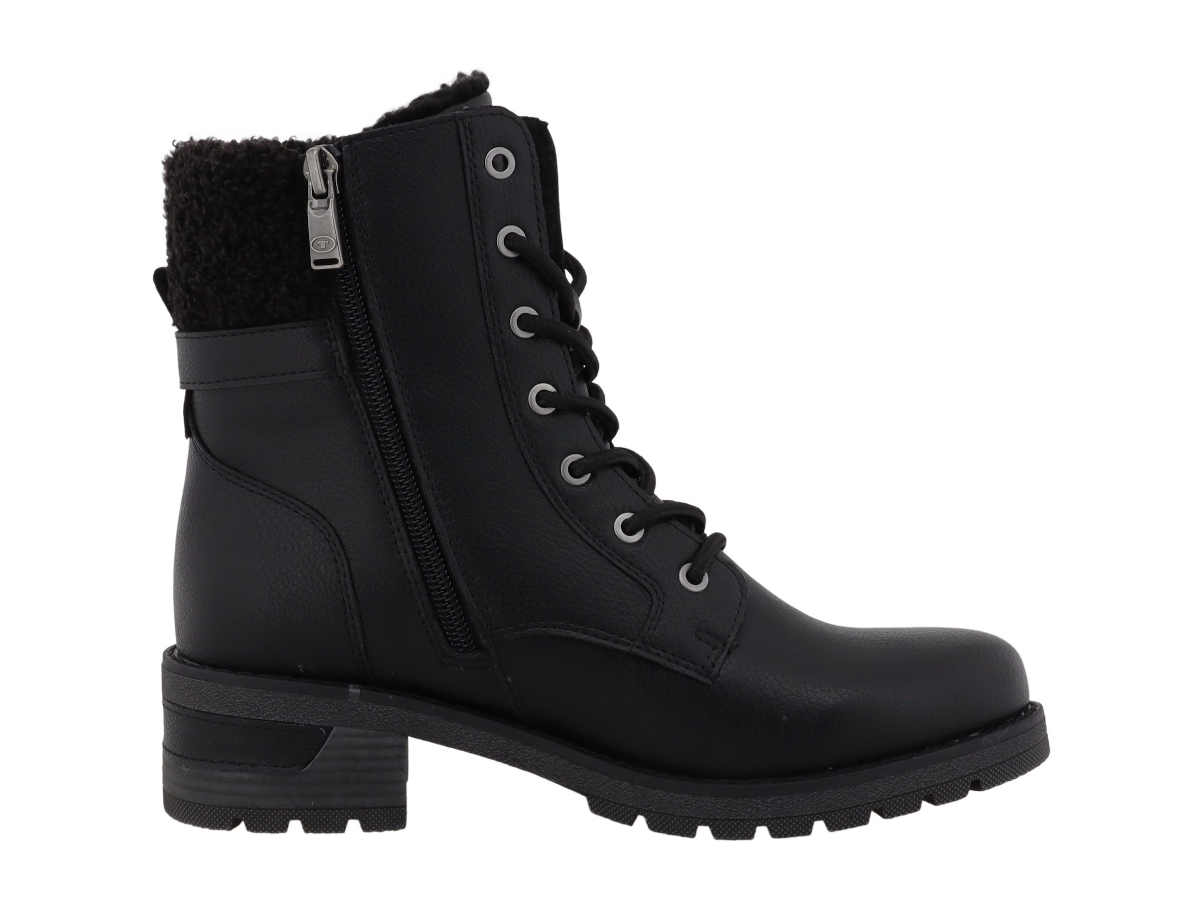 TOM TAILOR Winterstiefelette  Stiefelette, Winterboots mit Blockabsatz