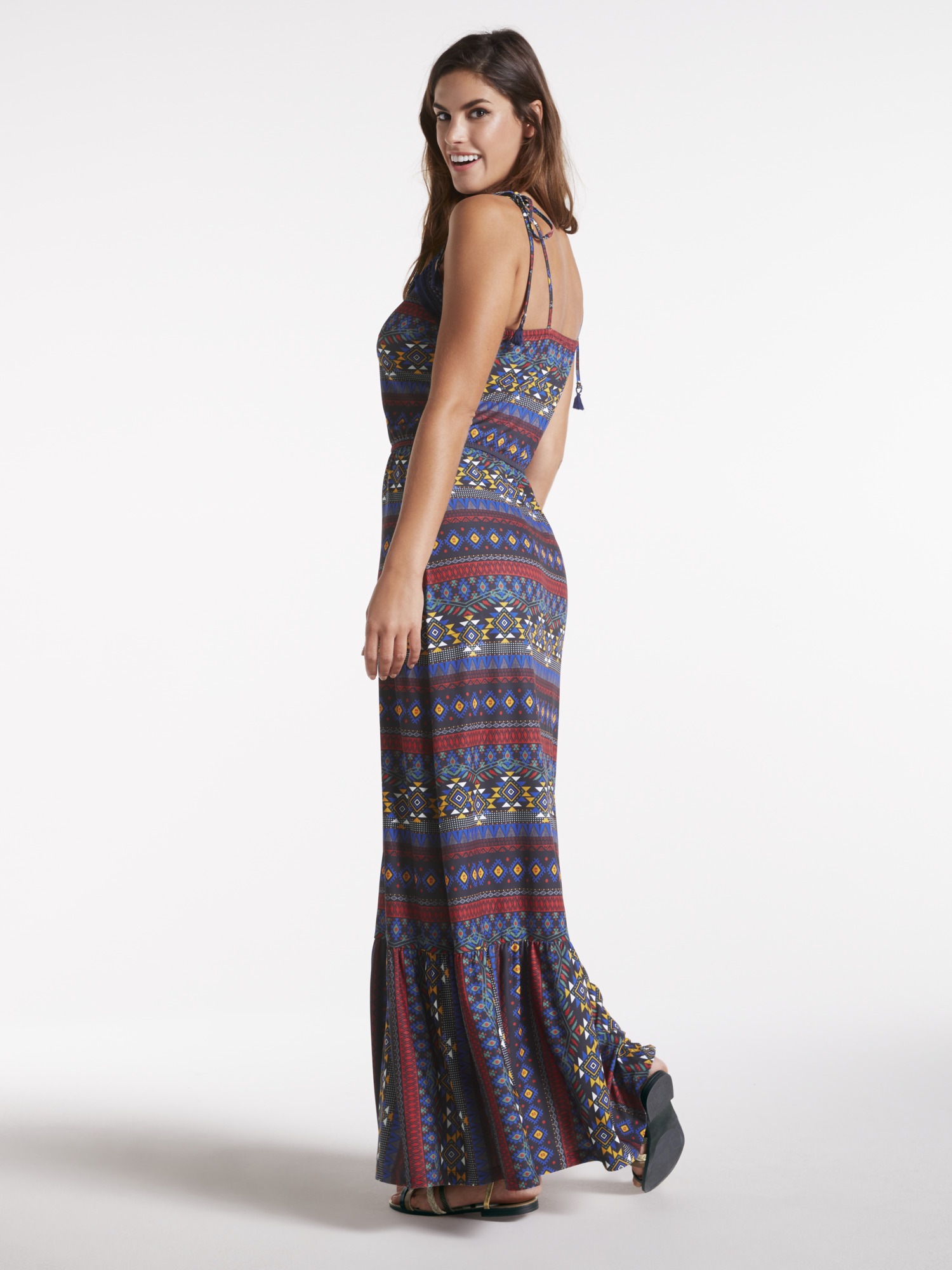 Maxikleid mit Spitze