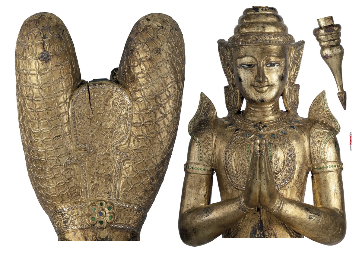 Image of Komar Wandtattoo "Buddha - Grösse 100 x 70 cm" selbstklebend, Wandsticker