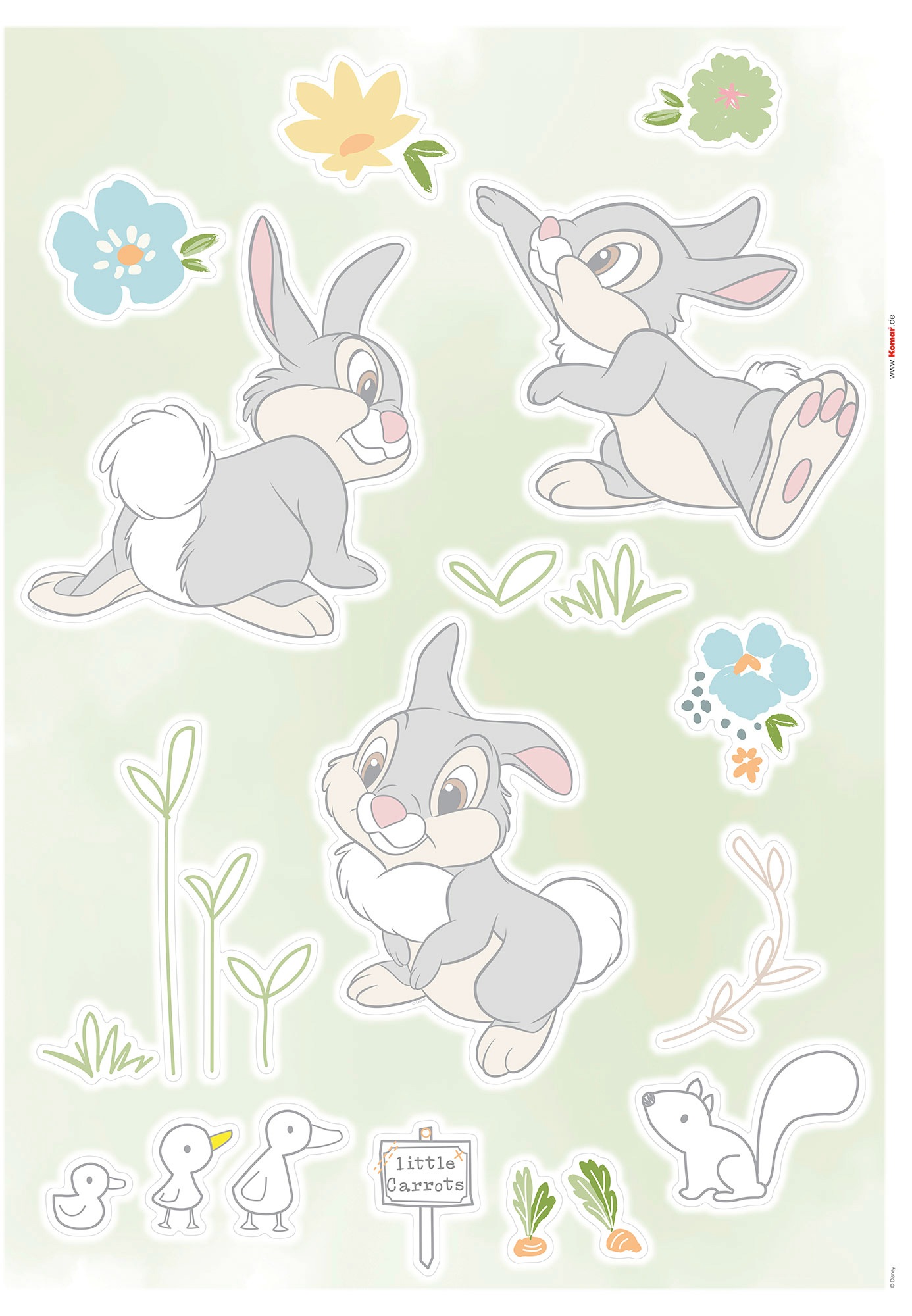 Image of Komar Wandtattoo »Thumper in the Garden«, (13 St.), 50 x 70 cm bei Ackermann Versand Schweiz