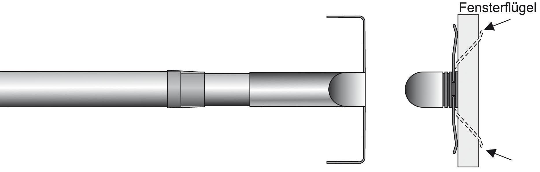 Liedeco 1 acheter confortablement ausziehbar Scheibenstange, läufig-läufig,