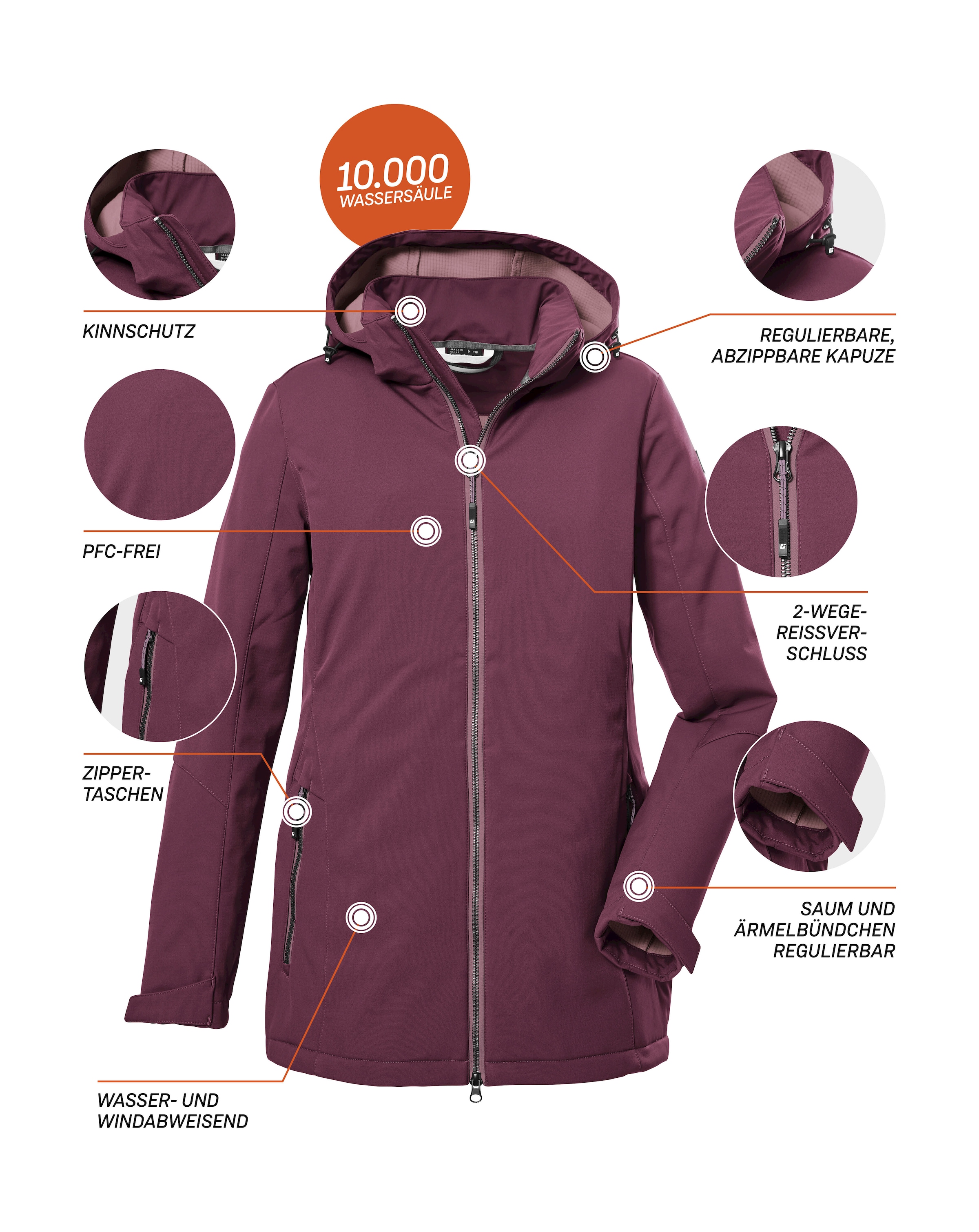 Killtec Softshelljacke »KOW 8 WMN SFTSHLL JCKT«