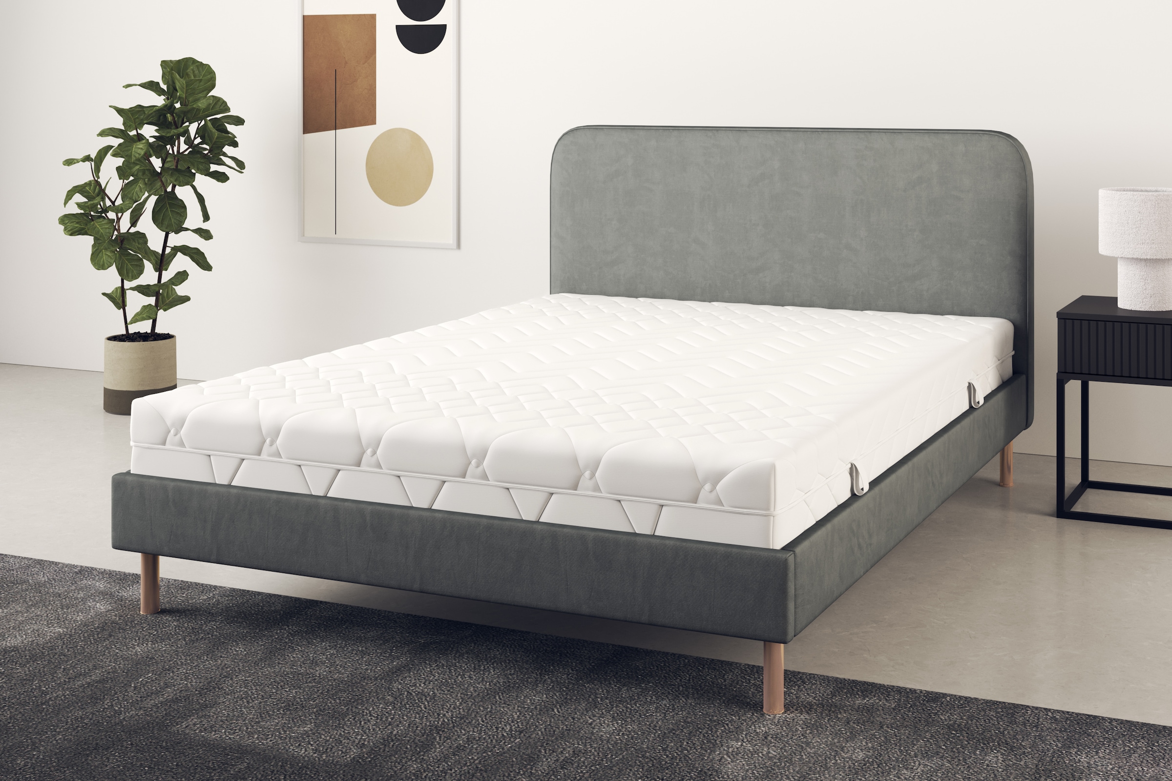 GOODproduct Komfortschaummatratze »Luxus 20, 7 Zonen Matratze 90x200 cm, 140x200 cm & weitere Grössen« 20 cm hoch Raumgewicht: 30 kg/m³ 1-tlg., 1 Stk. tlg. Wendematratzen H2 / H3 / H4, ergonomisch, atmungsaktiv