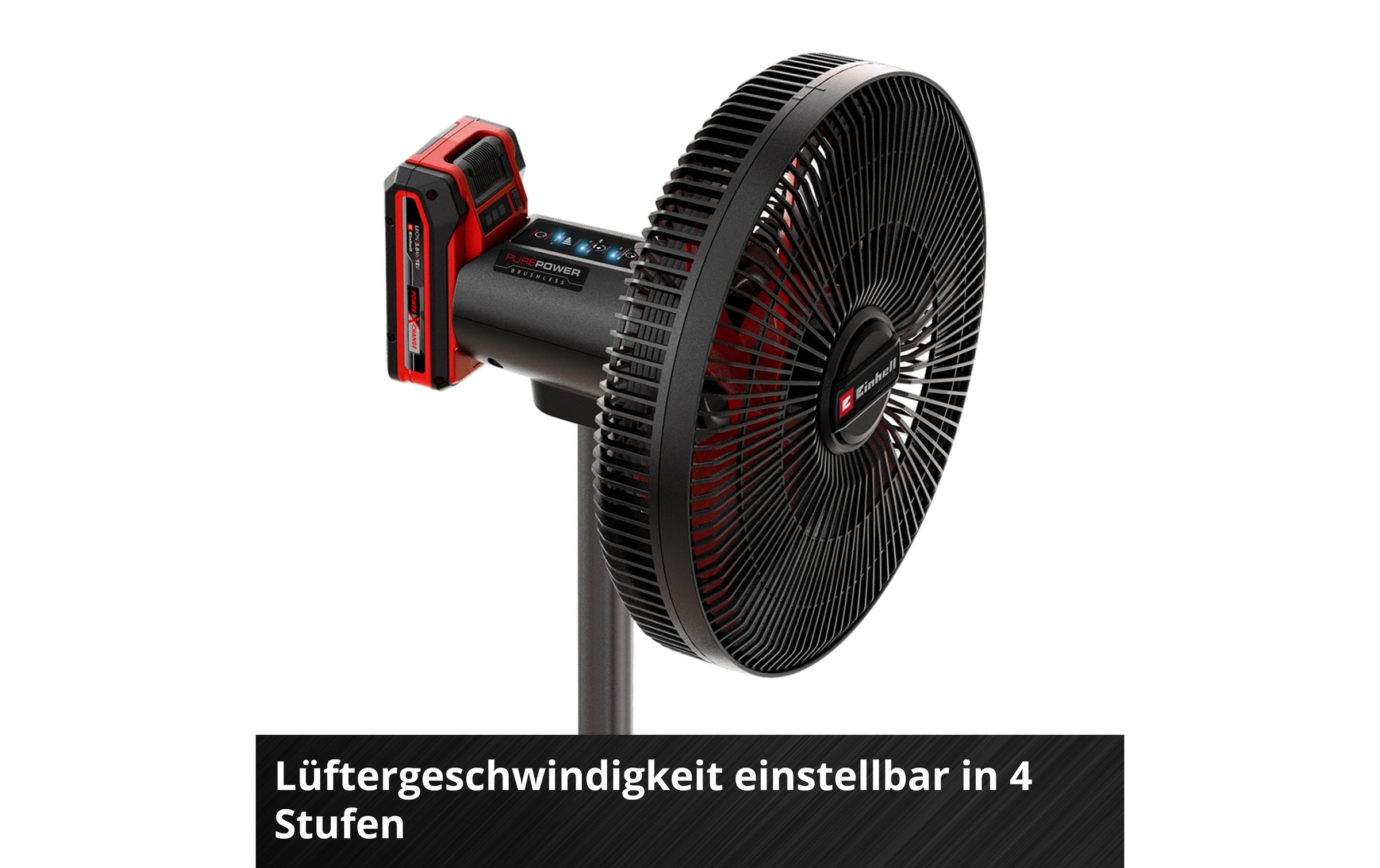 Einhell Bodenventilator »GE-CF 18/320 P Li-Solo Schwarz«