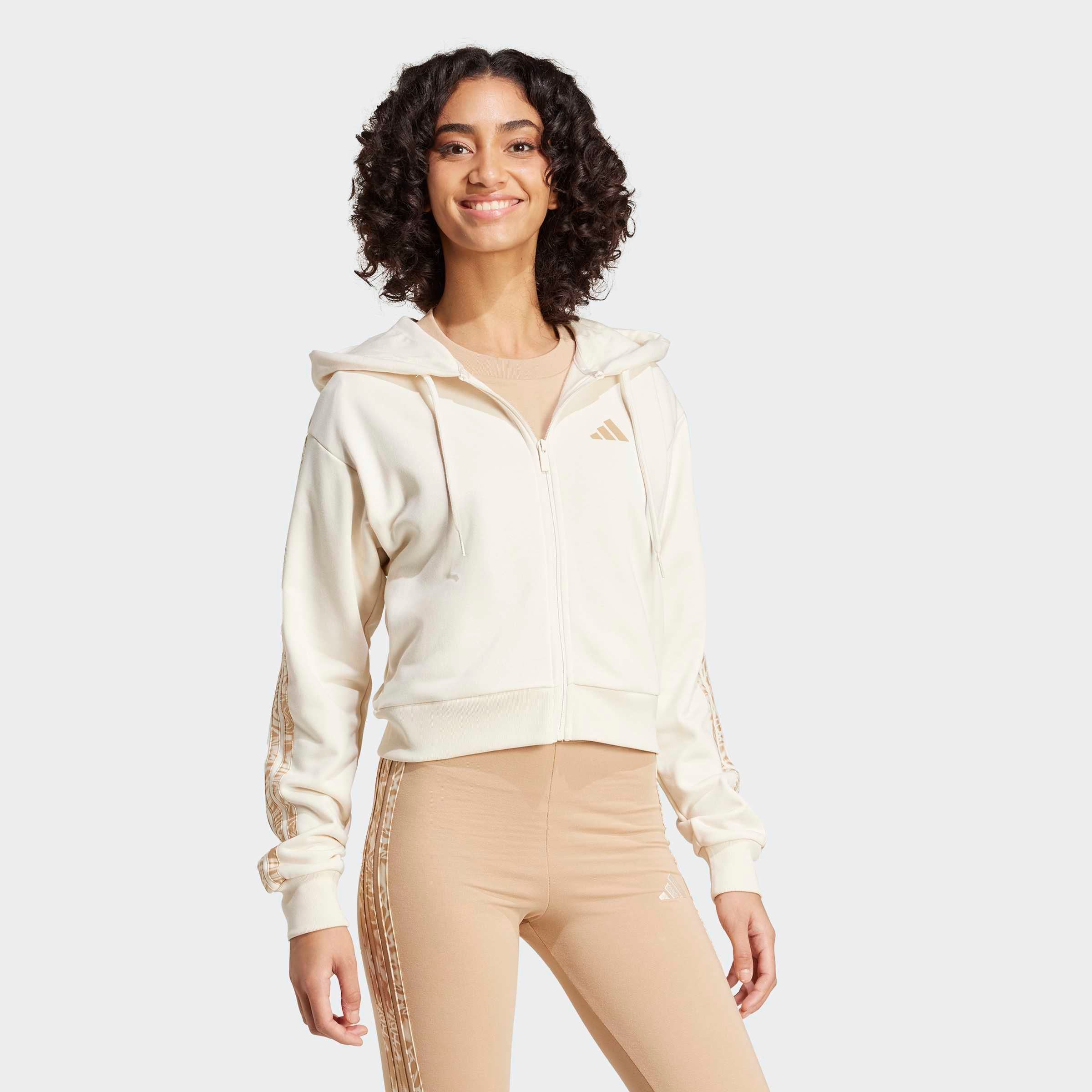 Image of adidas Sportswear Kapuzensweatshirt "ESSENTIALS SEASONALS ANIMAL FRENCH TERRY"